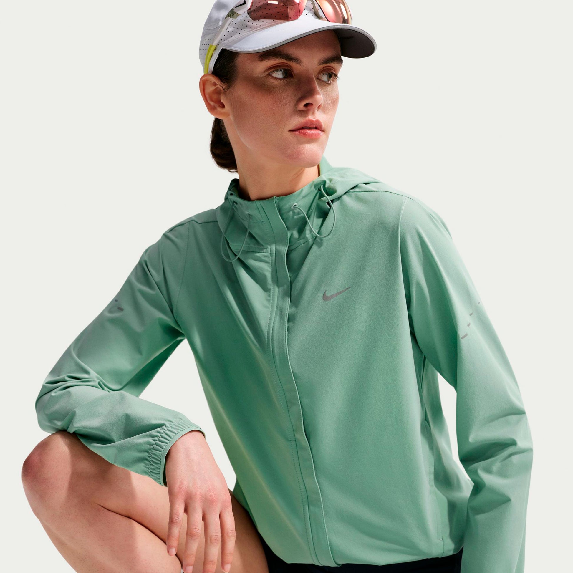Nike Swift Hardloopjas Dames - lichtgroen, zilver