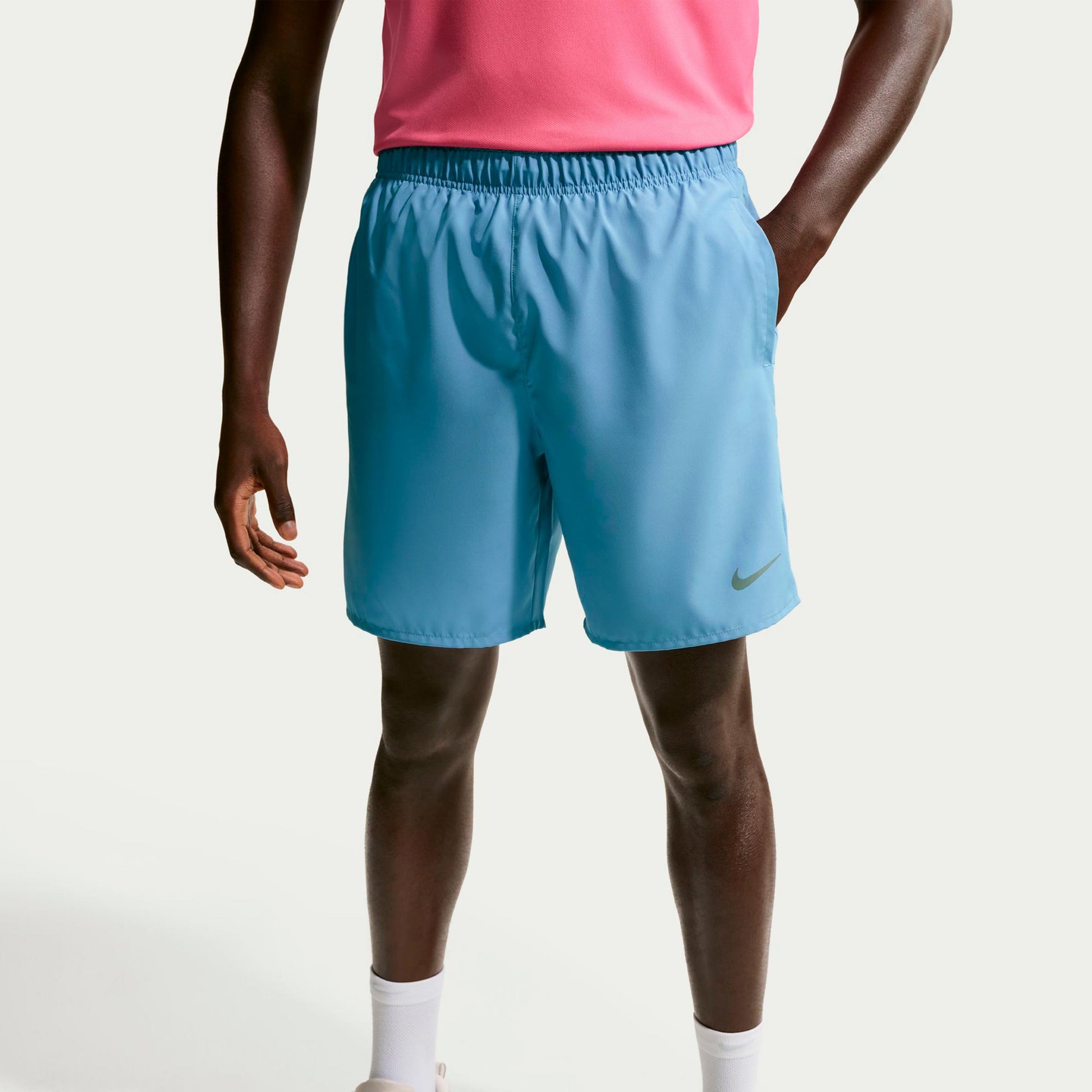 Nike Challenger 7in Brief-Lined Hardloopshorts Heren - blauw, donkerblauw
