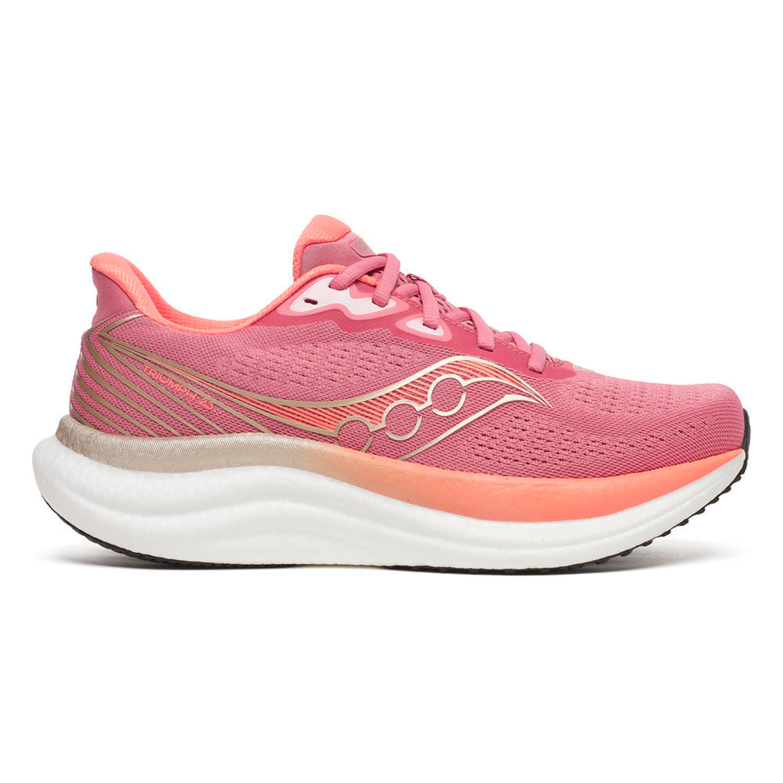 Saucony Triumph 23 Neutrale schoen Dames - koraal, zwart