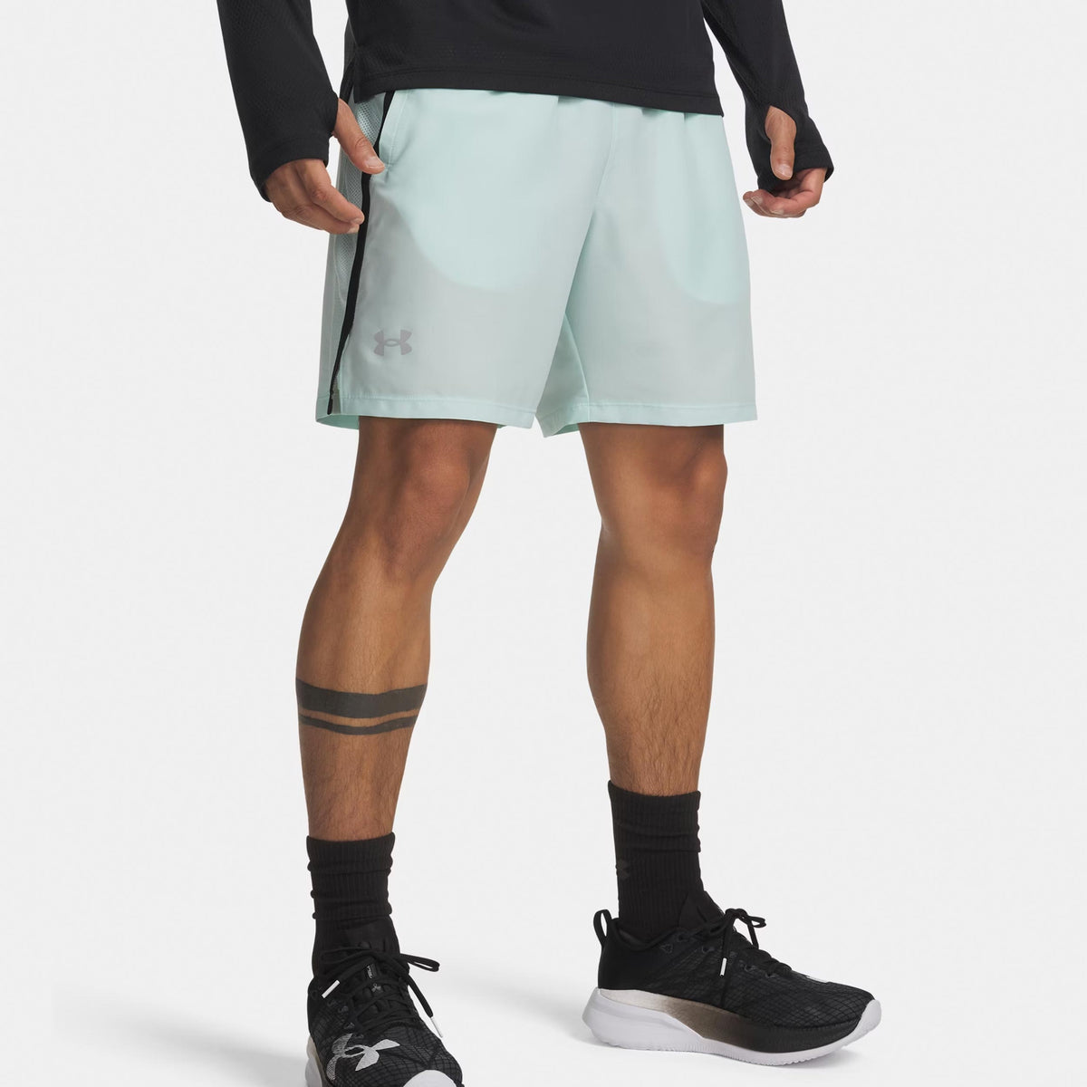 Under Armour Launch 7in  Hardloopshorts Heren - mint, zwart