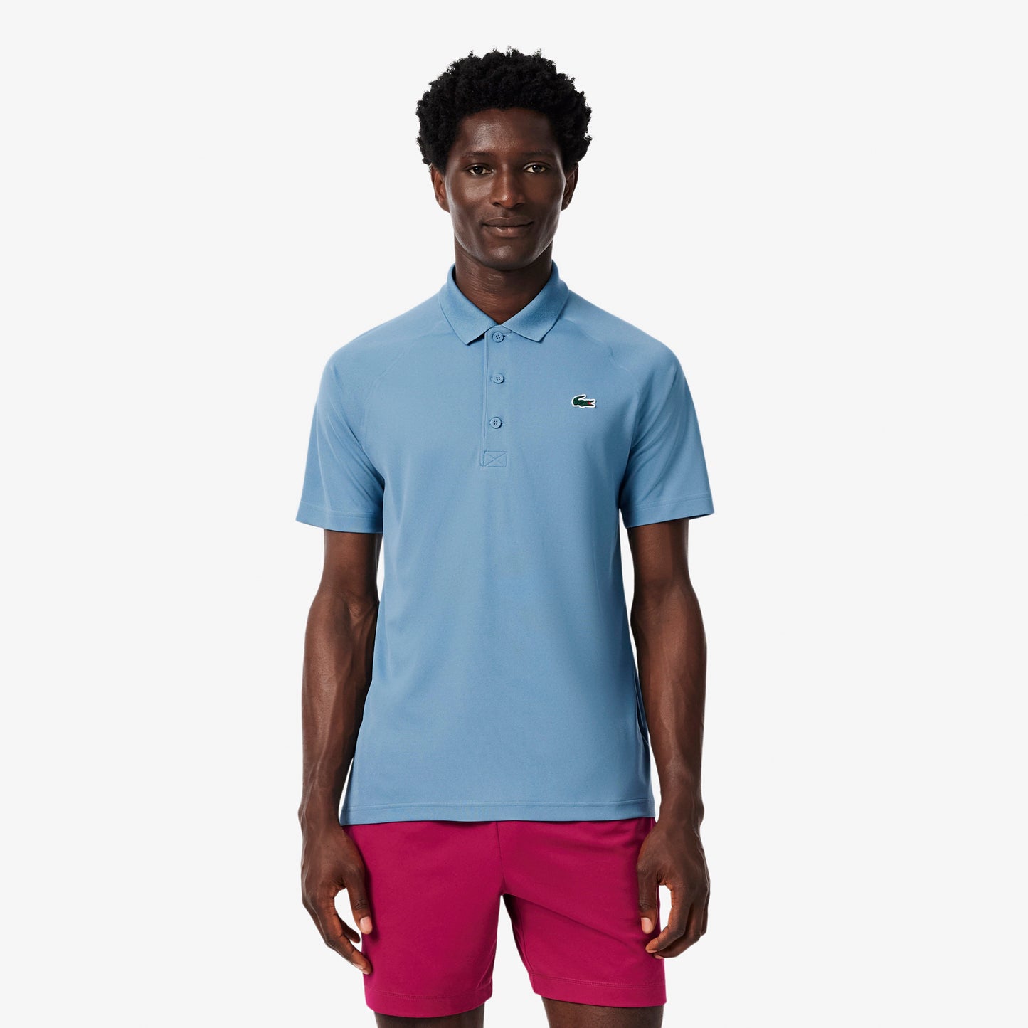 Lacoste Polo Heren - blauwgrijs