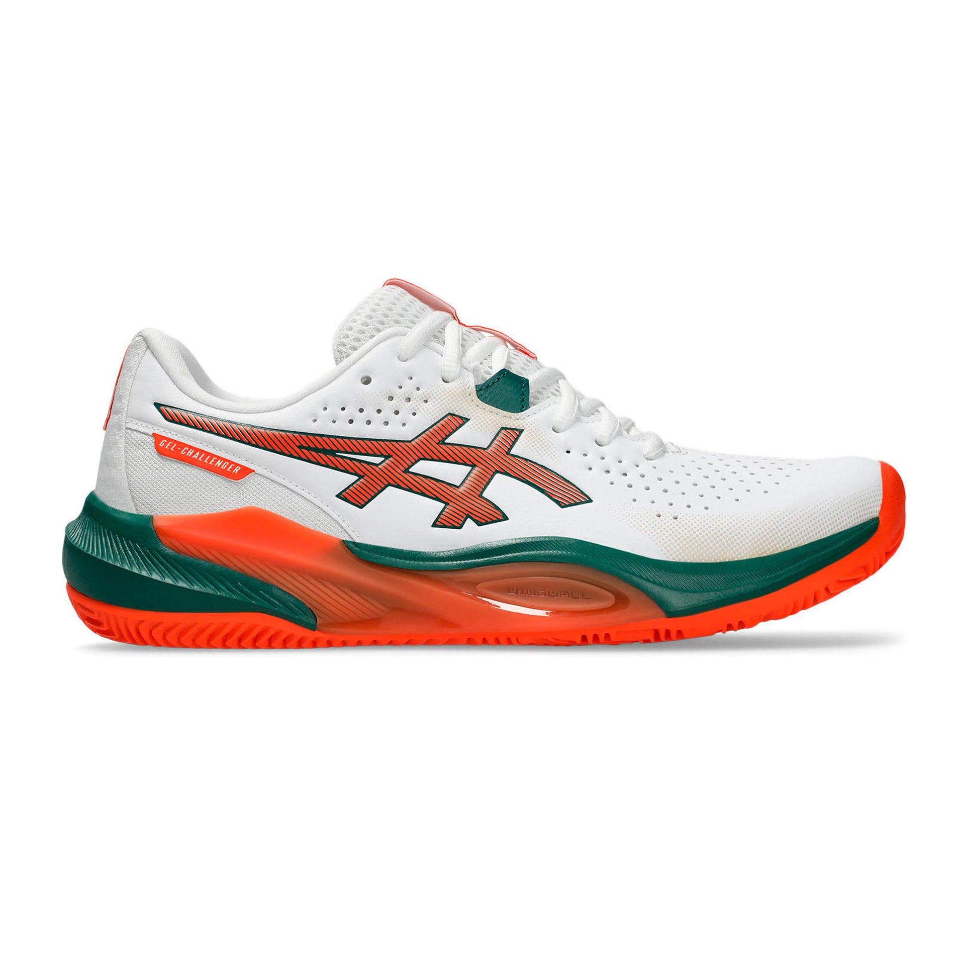 ASICS Gel-Challenger 15 Padel schoen Heren - wit, donkergroen