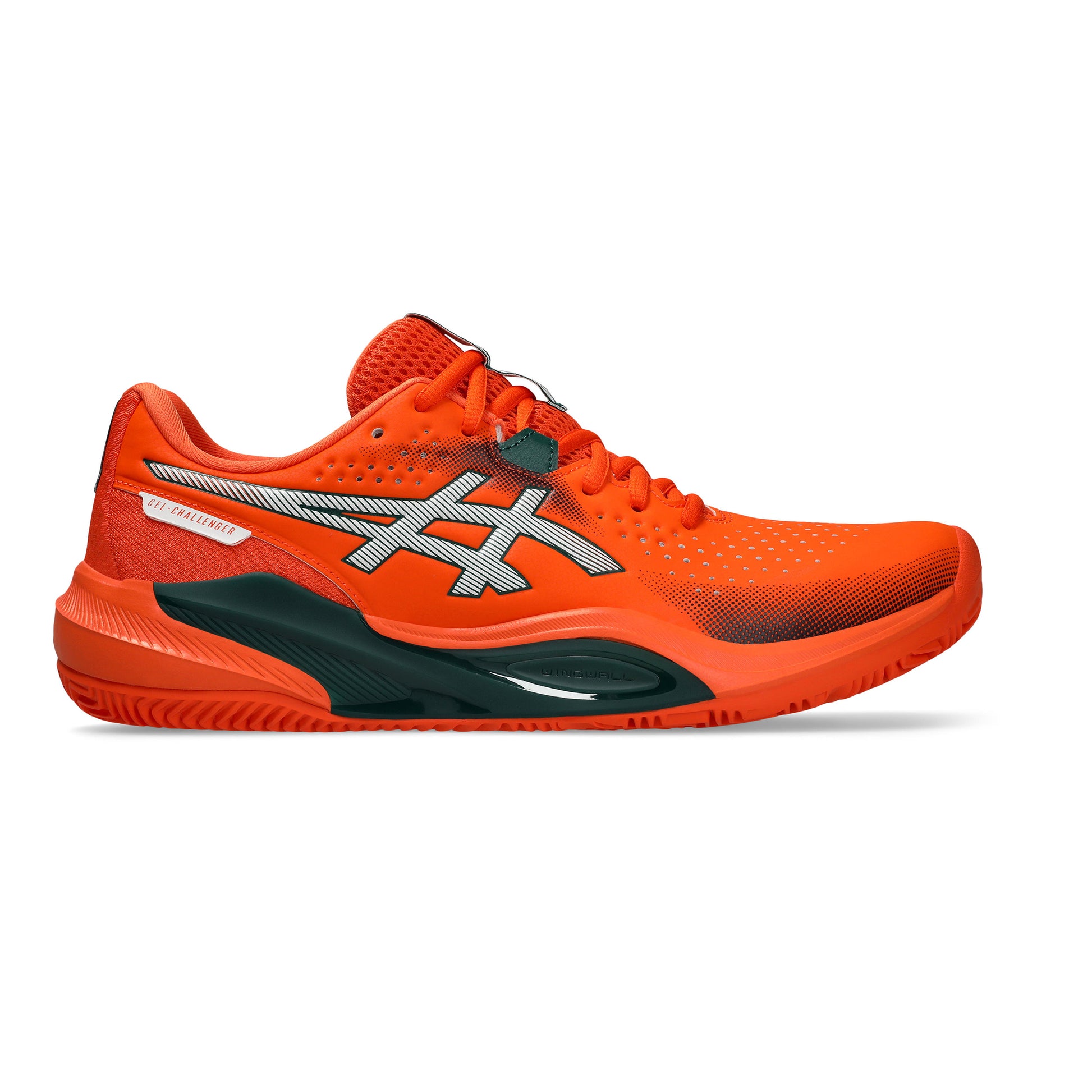 ASICS Gel-Challenger 15 Padel schoen Heren - neonoranje, zilver