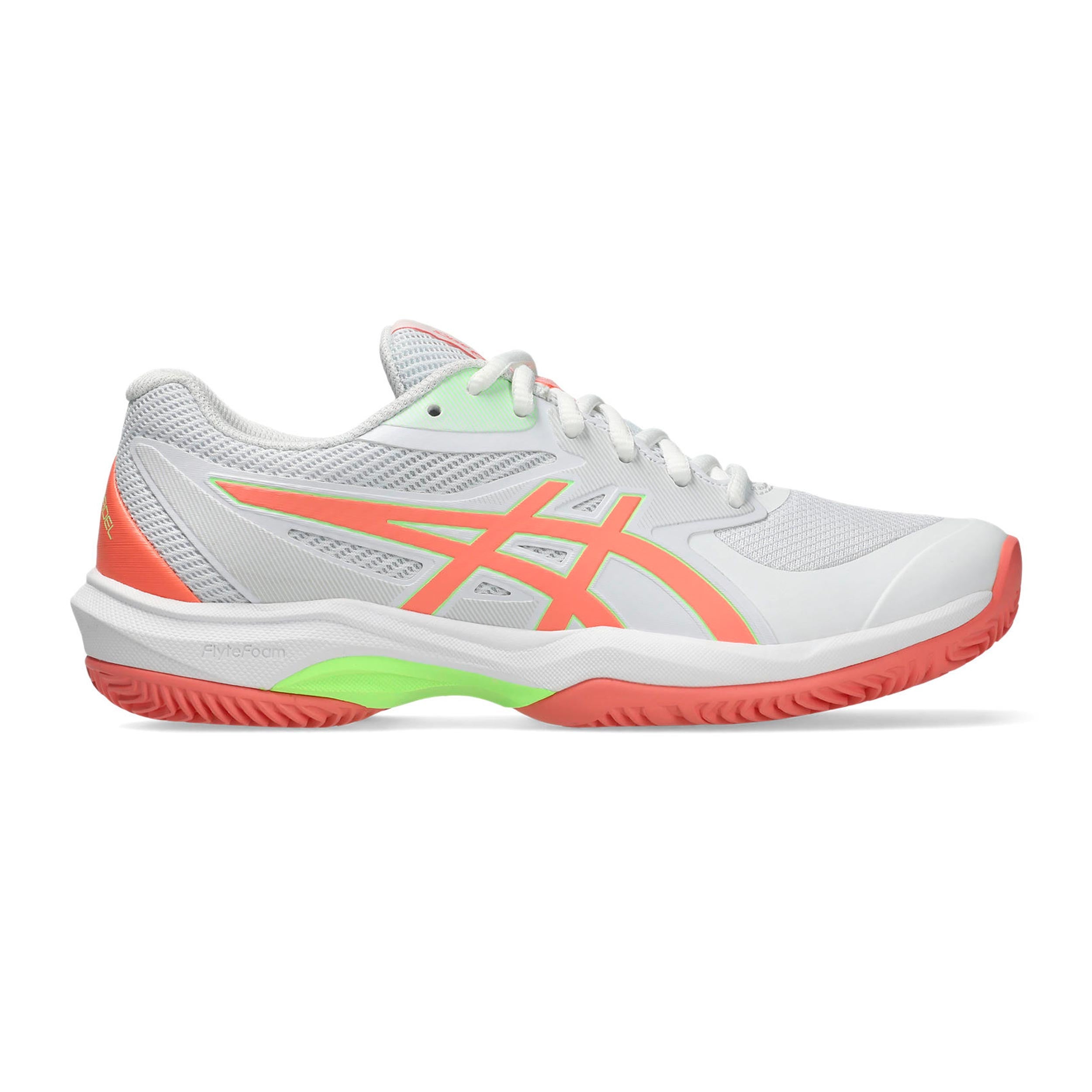 ASICS Game FF Padel schoen Dames - wit, koraal