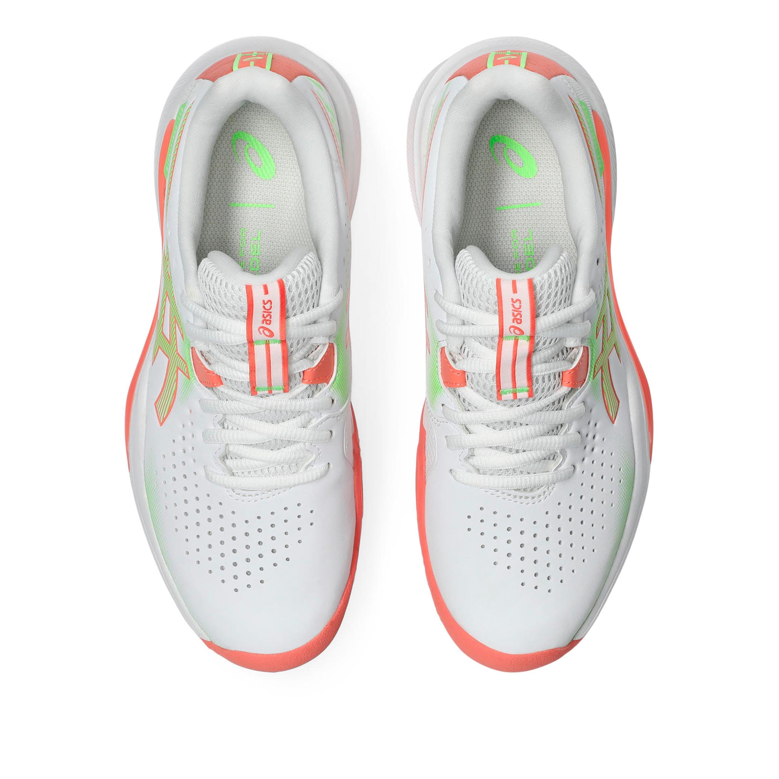 Gel-Challenger 15 Padel schoen Dames - wit, koraal | Tennis-Point