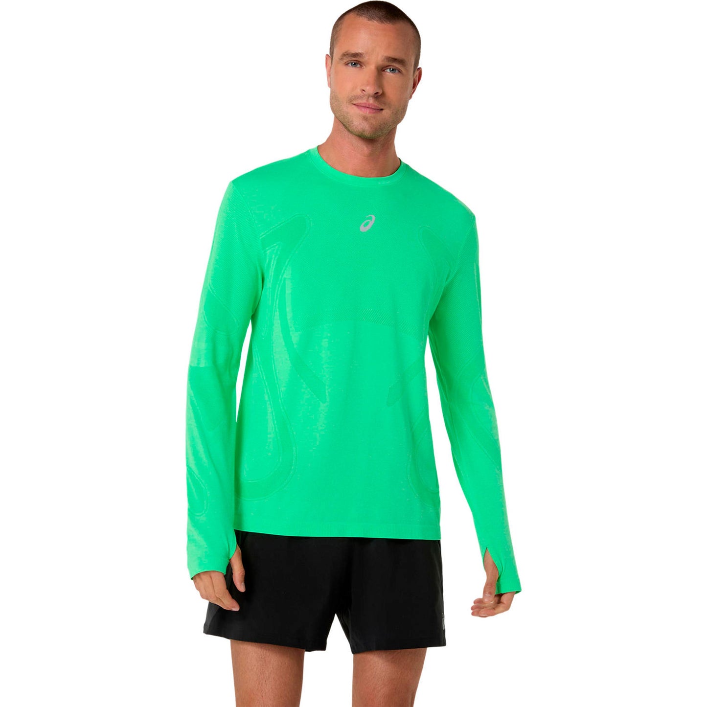 ASICS Road Seamless  Hardloopshirt Heren - groen, groen