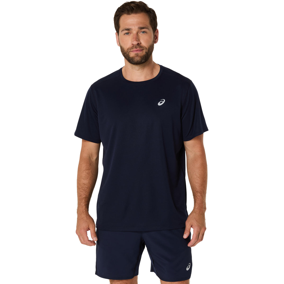 ASICS Core  Hardloopshirt Heren - donkerblauw