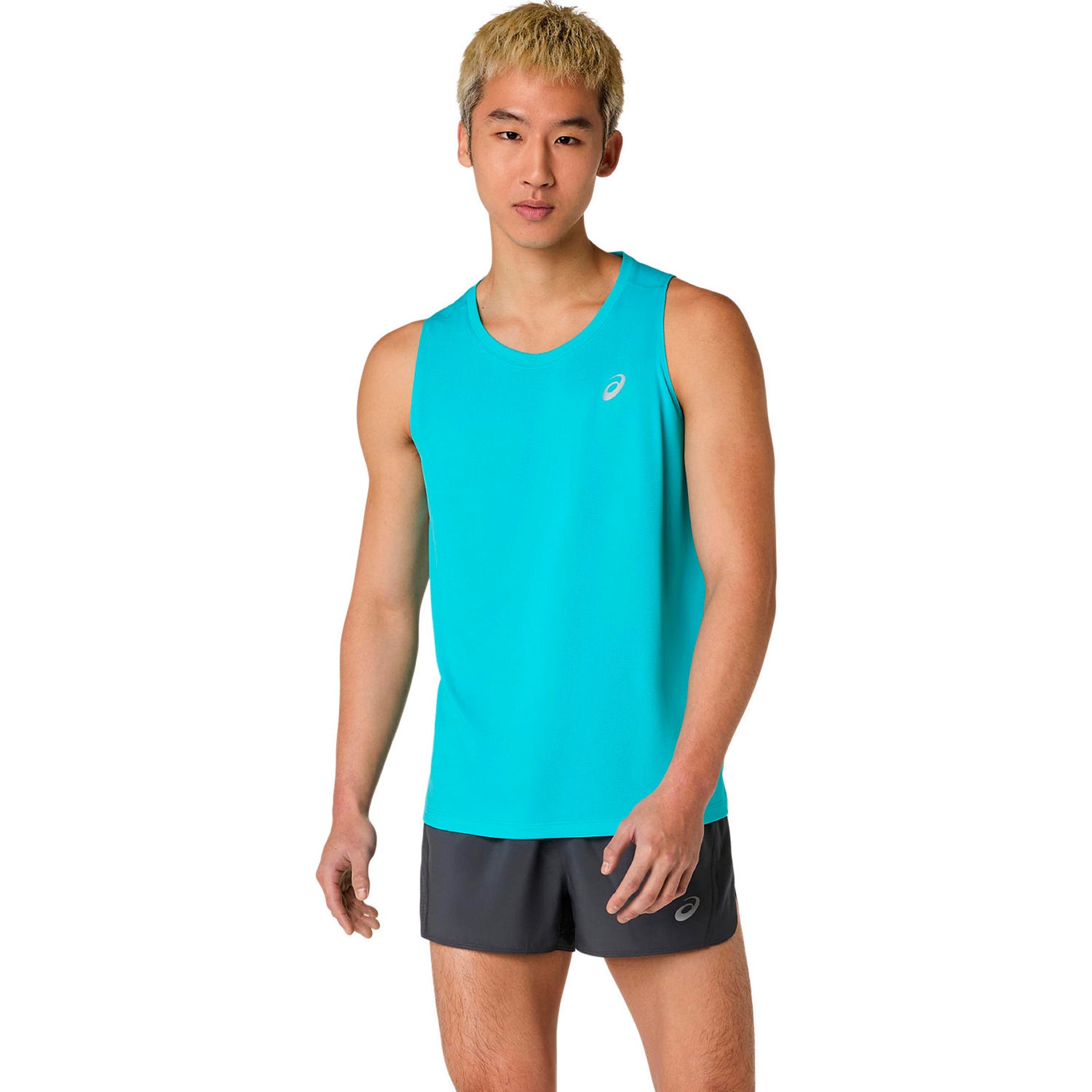 ASICS Core  Hardloopshirt Heren - turkoois