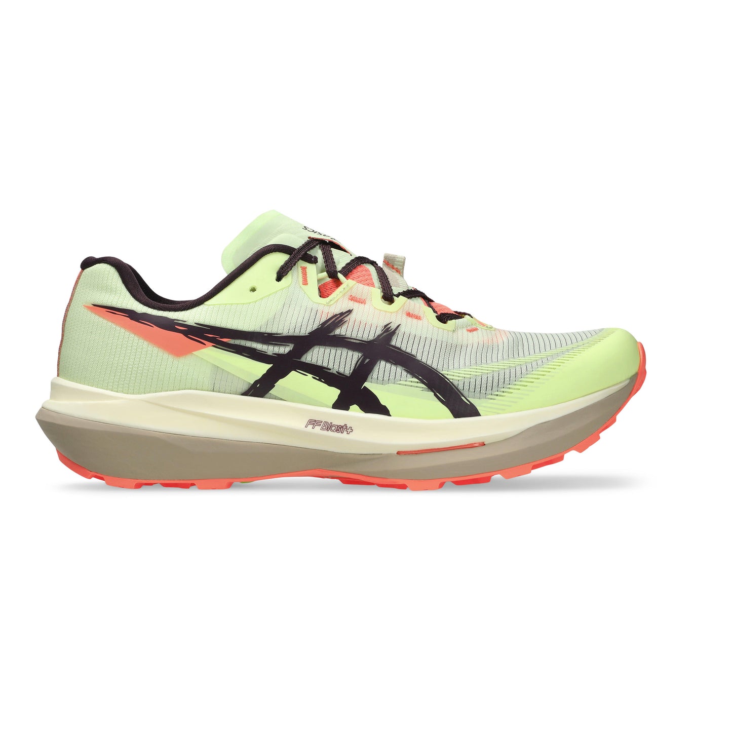 ASICS FUJISPEED 4 Trailschoen Unisex - neongeel, lila