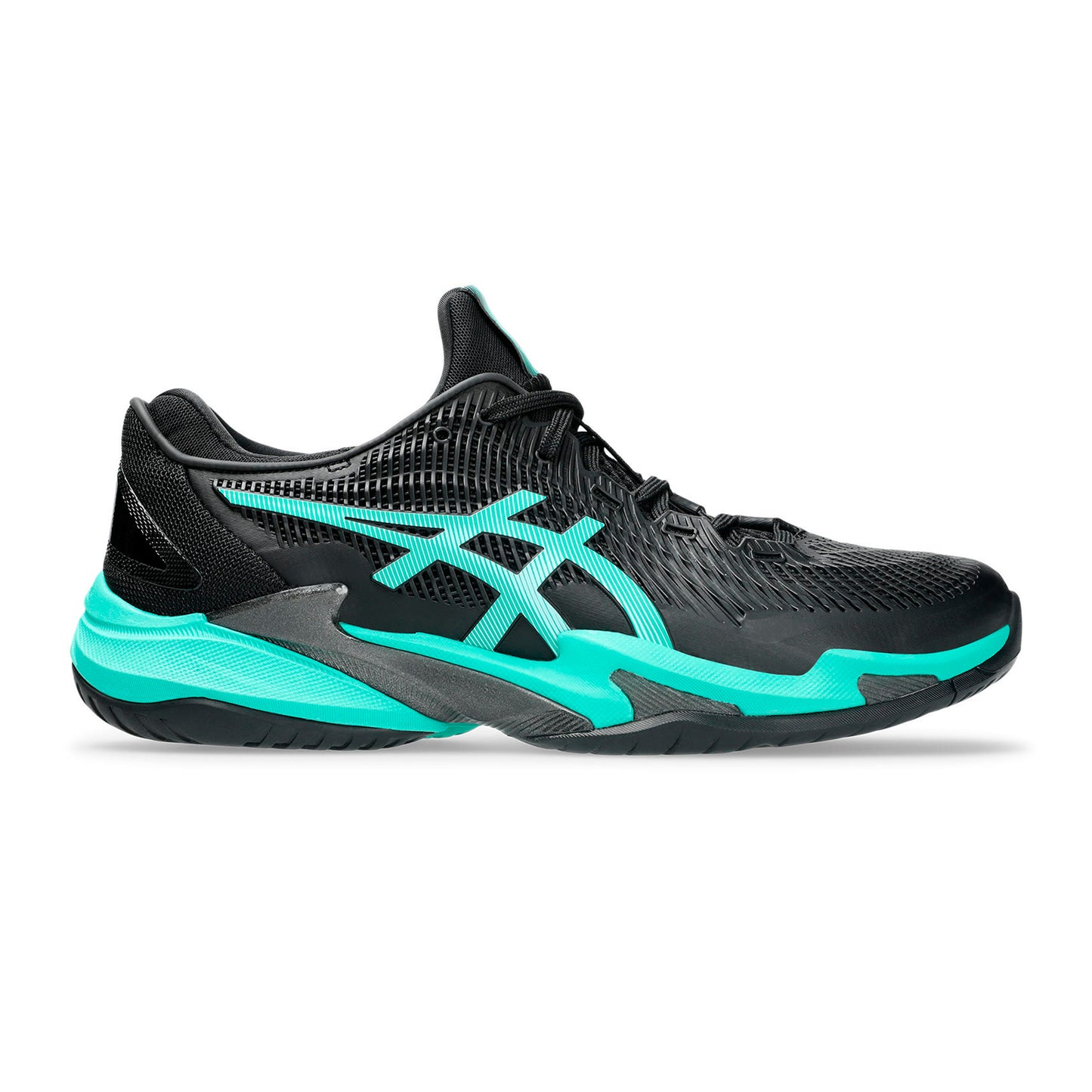 ASICS Court FF 3 Allcourt schoen Heren - zwart, turkoois