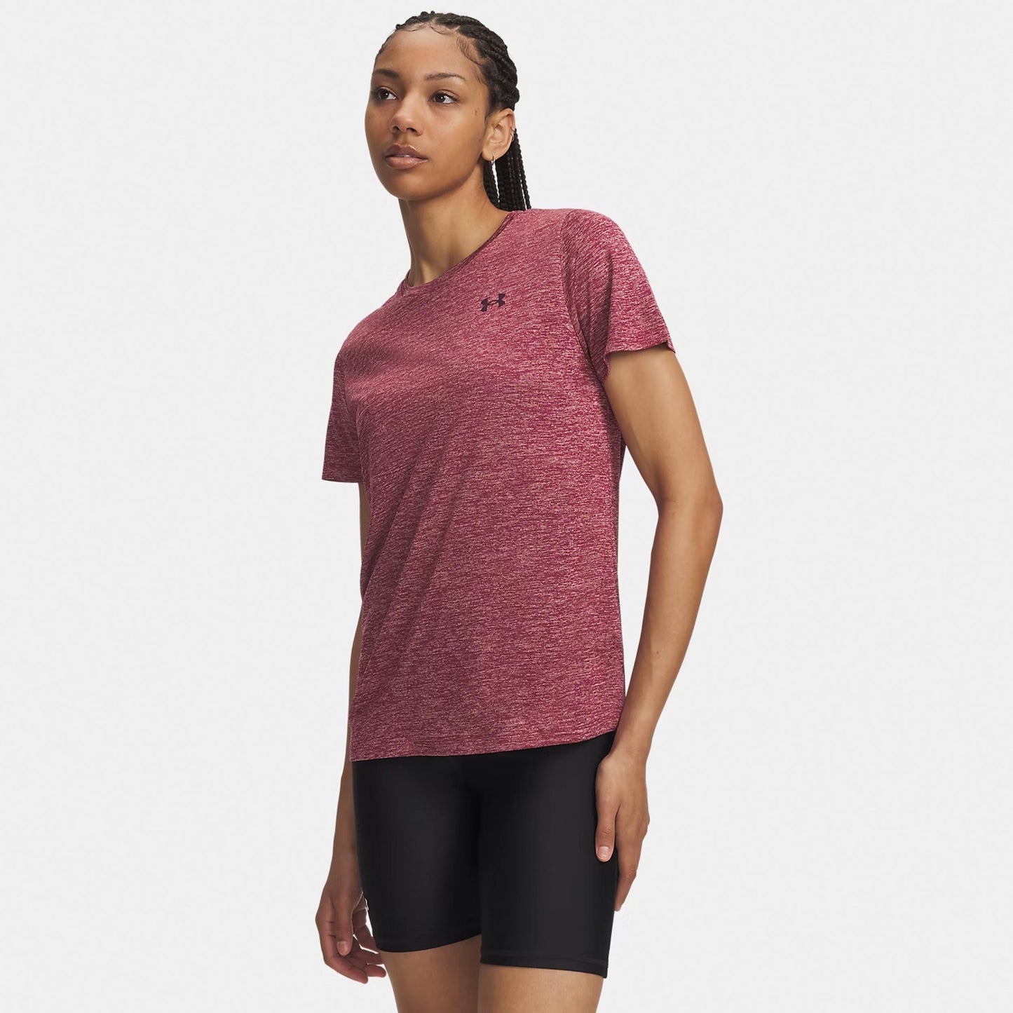 Under Armour Tech Twist T-shirt Dames - rood, donkerrood