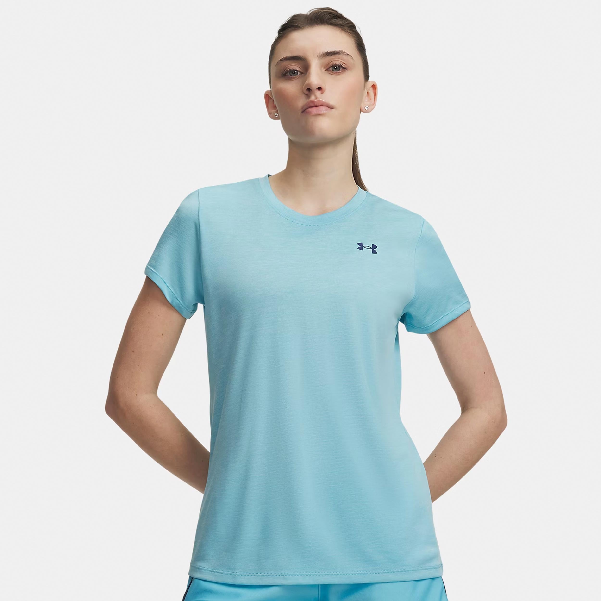 Under Armour Tech Twist T-shirt Dames - blauw, nachtblauw