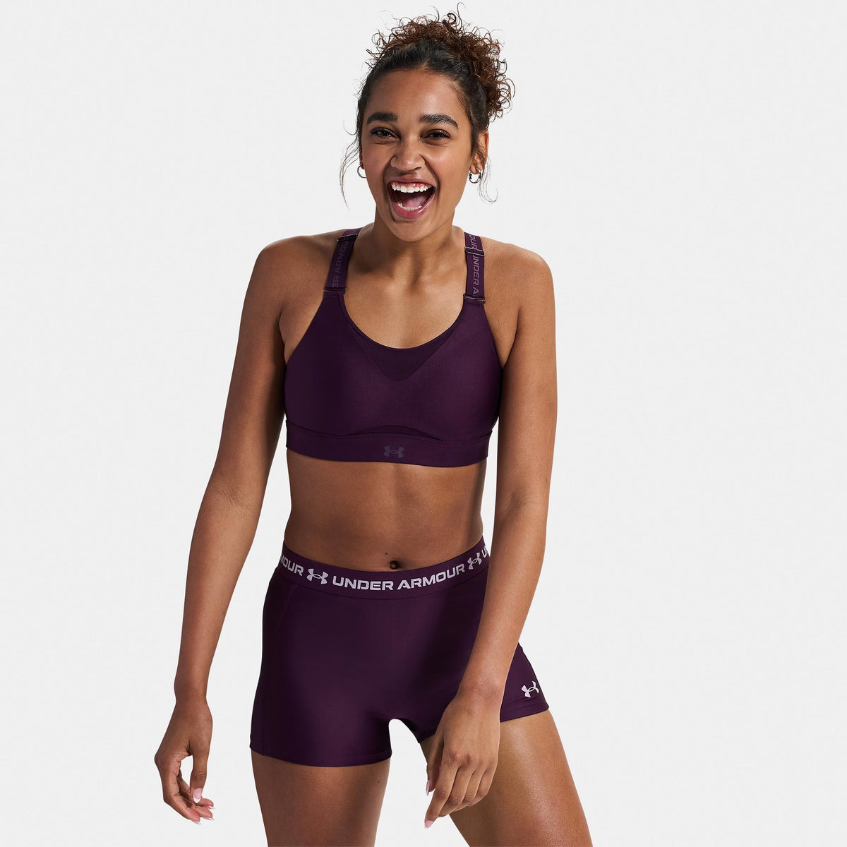 Under Armour Infinity High 2.0 Sport-bh Dames - lila, violett