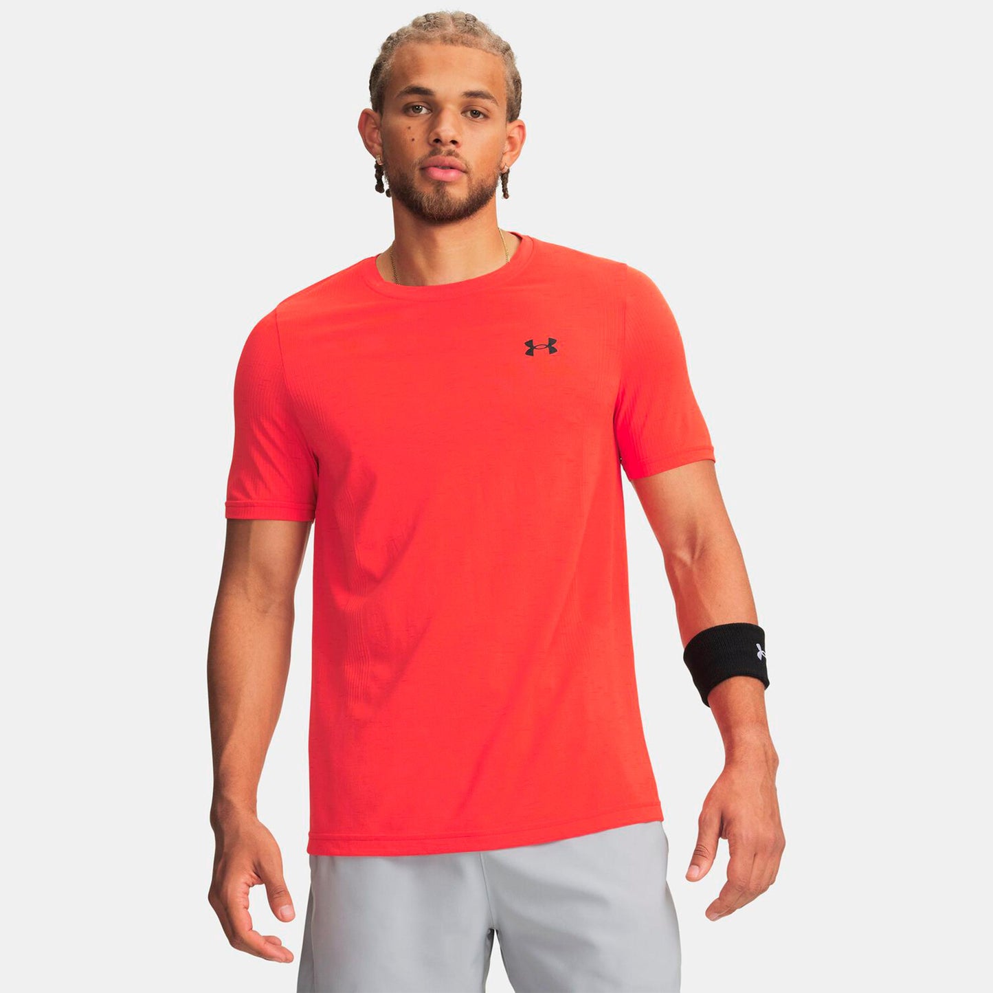 Under Armour Vanish Seamless T-shirt Heren-rood, zwart