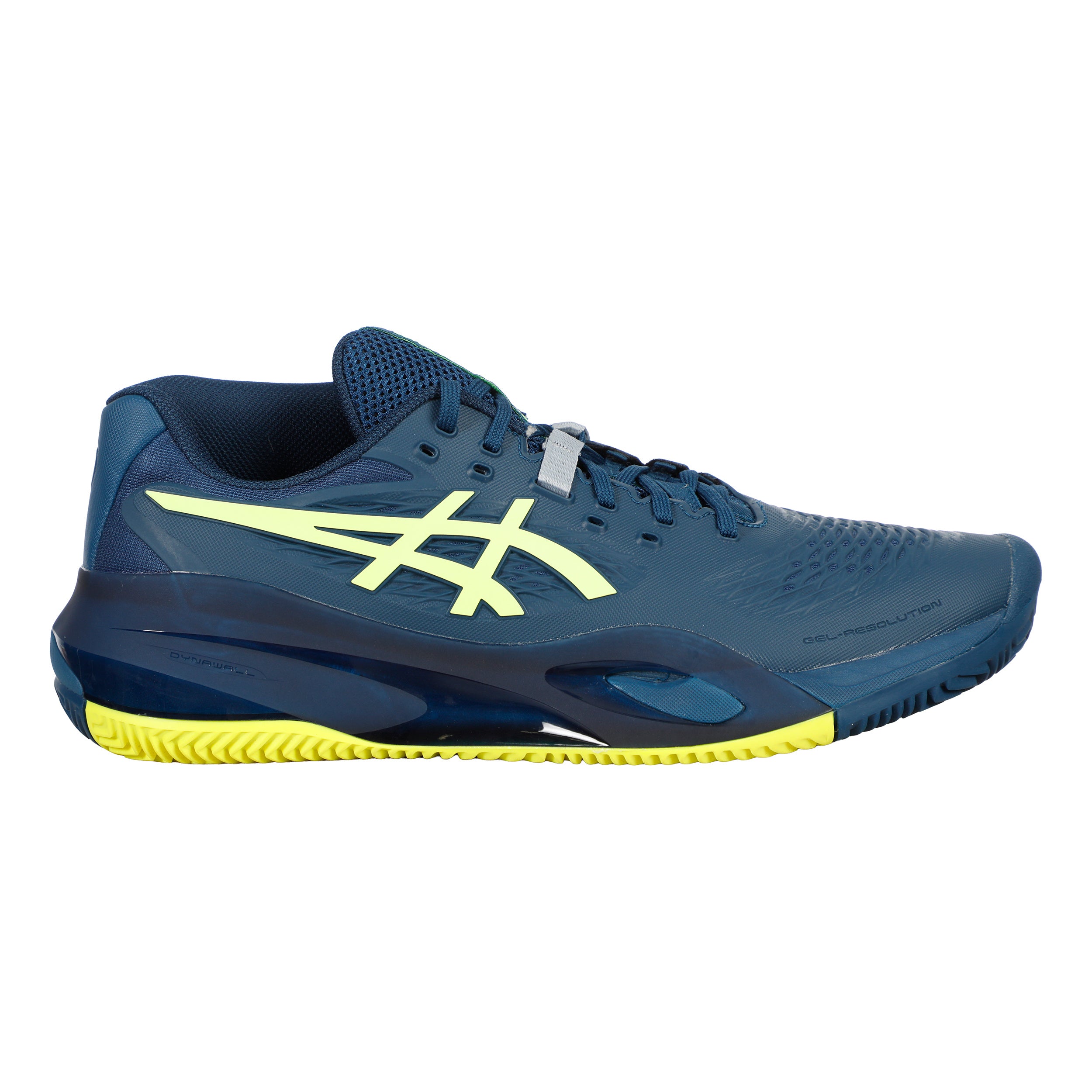 Gel-Resolution X Gravelschoen Heren - donkerblauw, neongeel