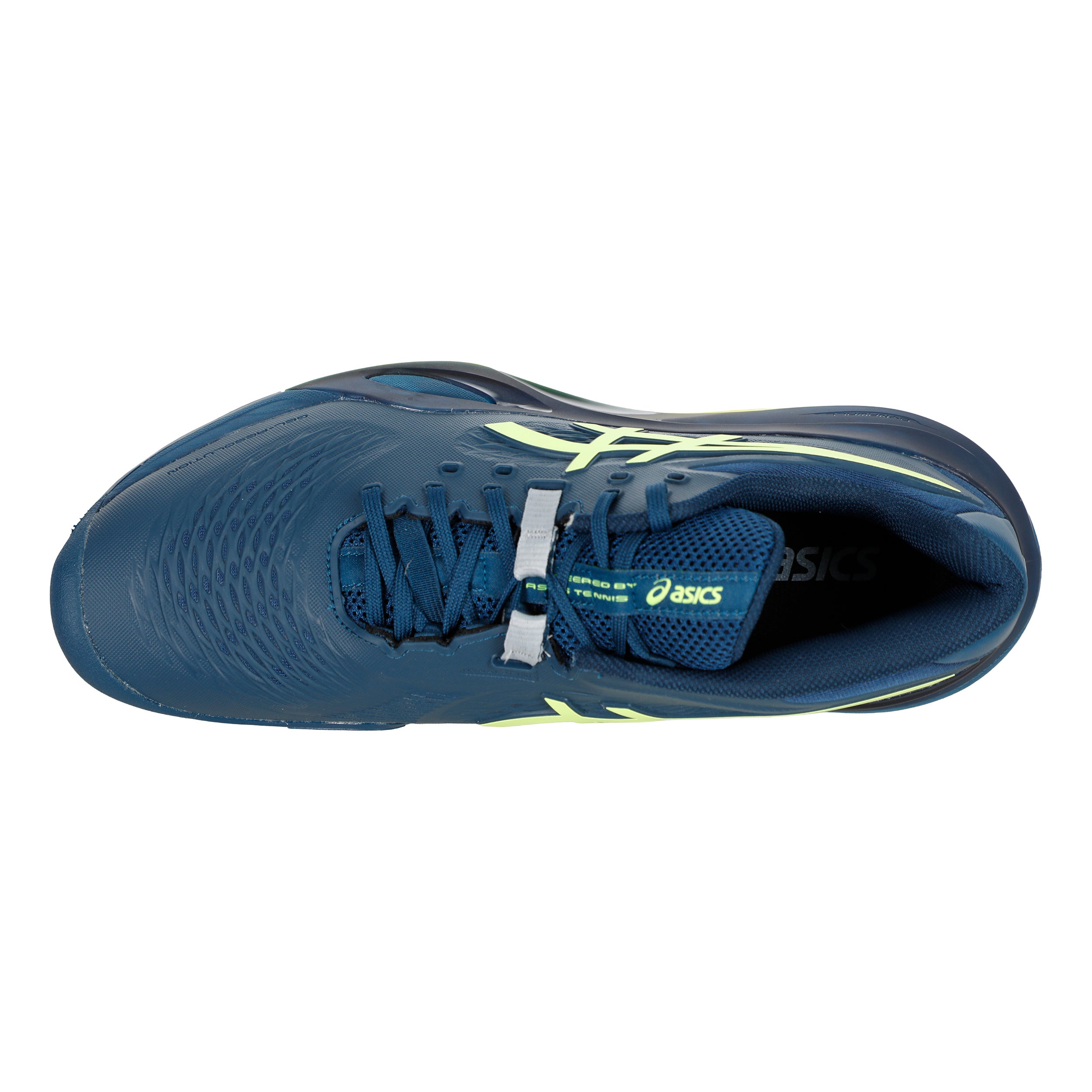 Gel-Resolution X Gravelschoen Heren - donkerblauw, neongeel