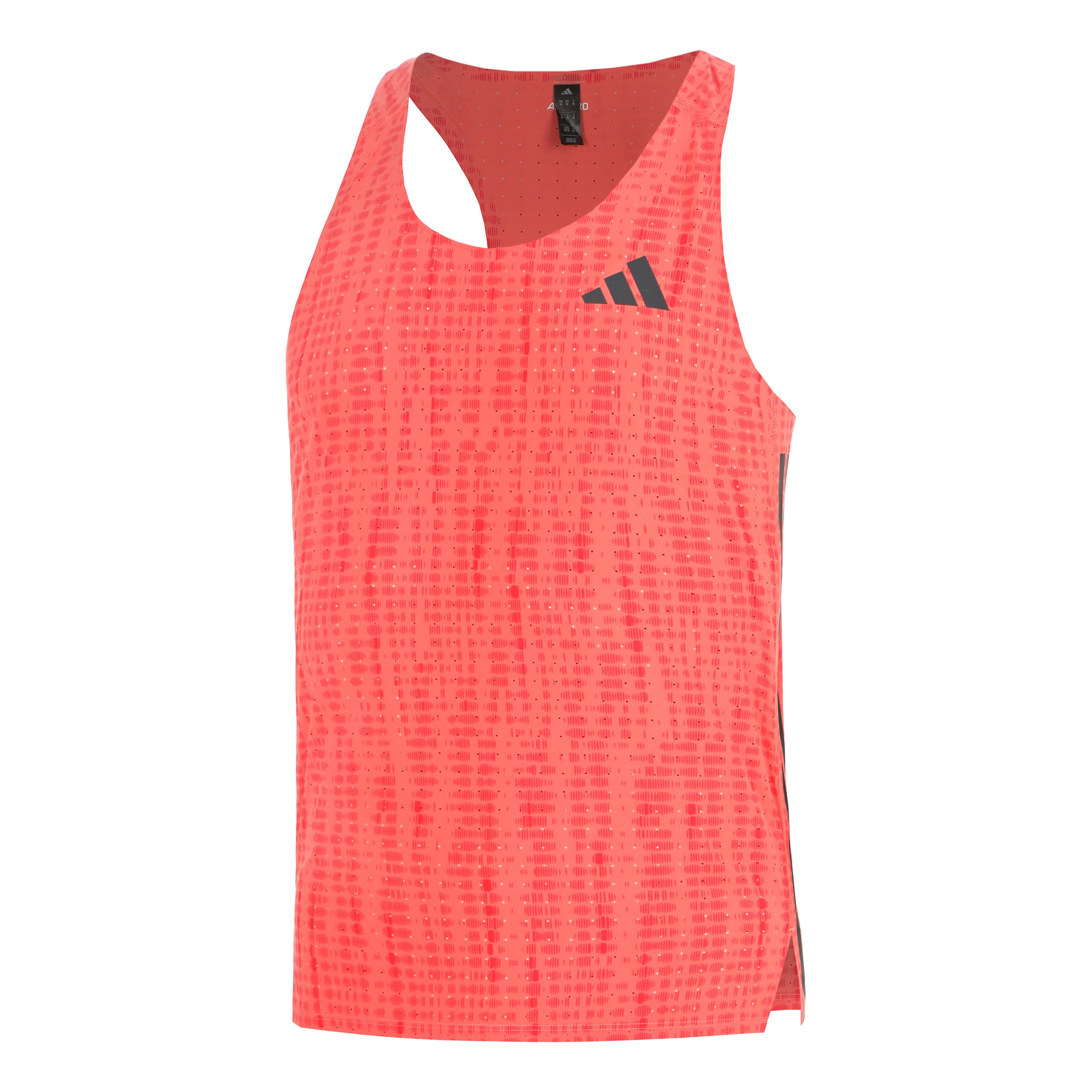 adidas adizero  Hardloopshirt Heren - koraal