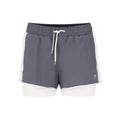 Elea Shorts Dames - blauwgrijs, gebroken wit