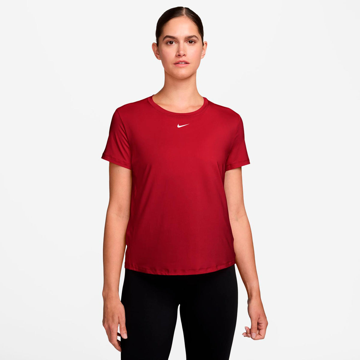 Nike One Dri-Fit T-shirt Dames - rood