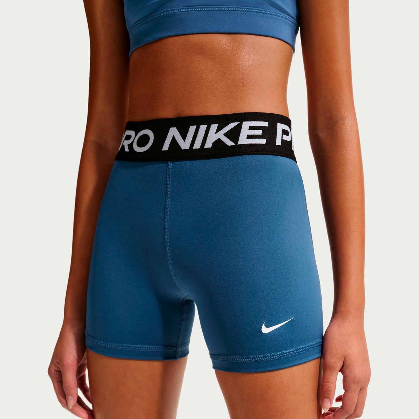 Nike Dri-Fit Big Kids 3in Shorts Meisjes-petrolblauw