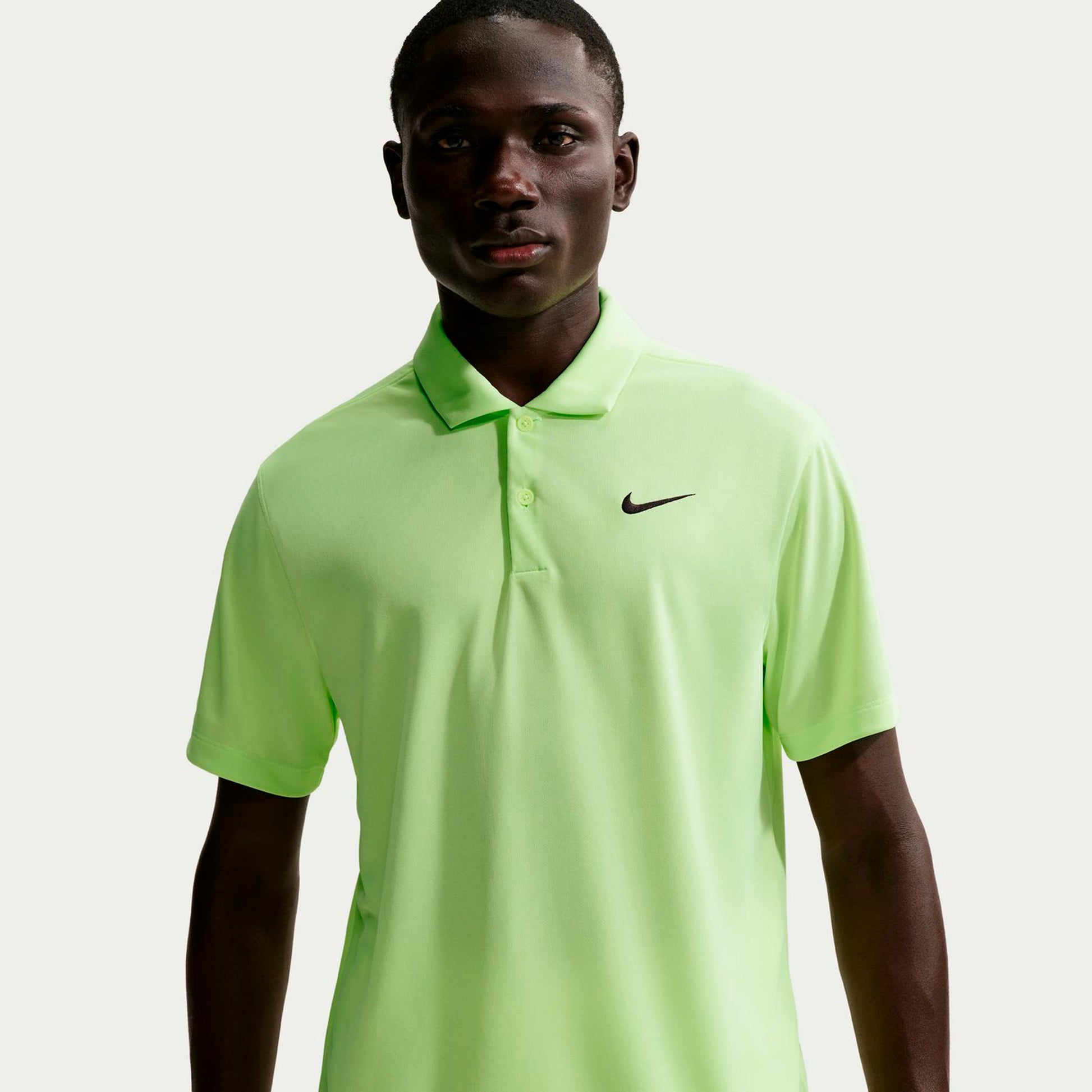 Nike Dri-Fit Victory Court Solid Polo Heren - limoen