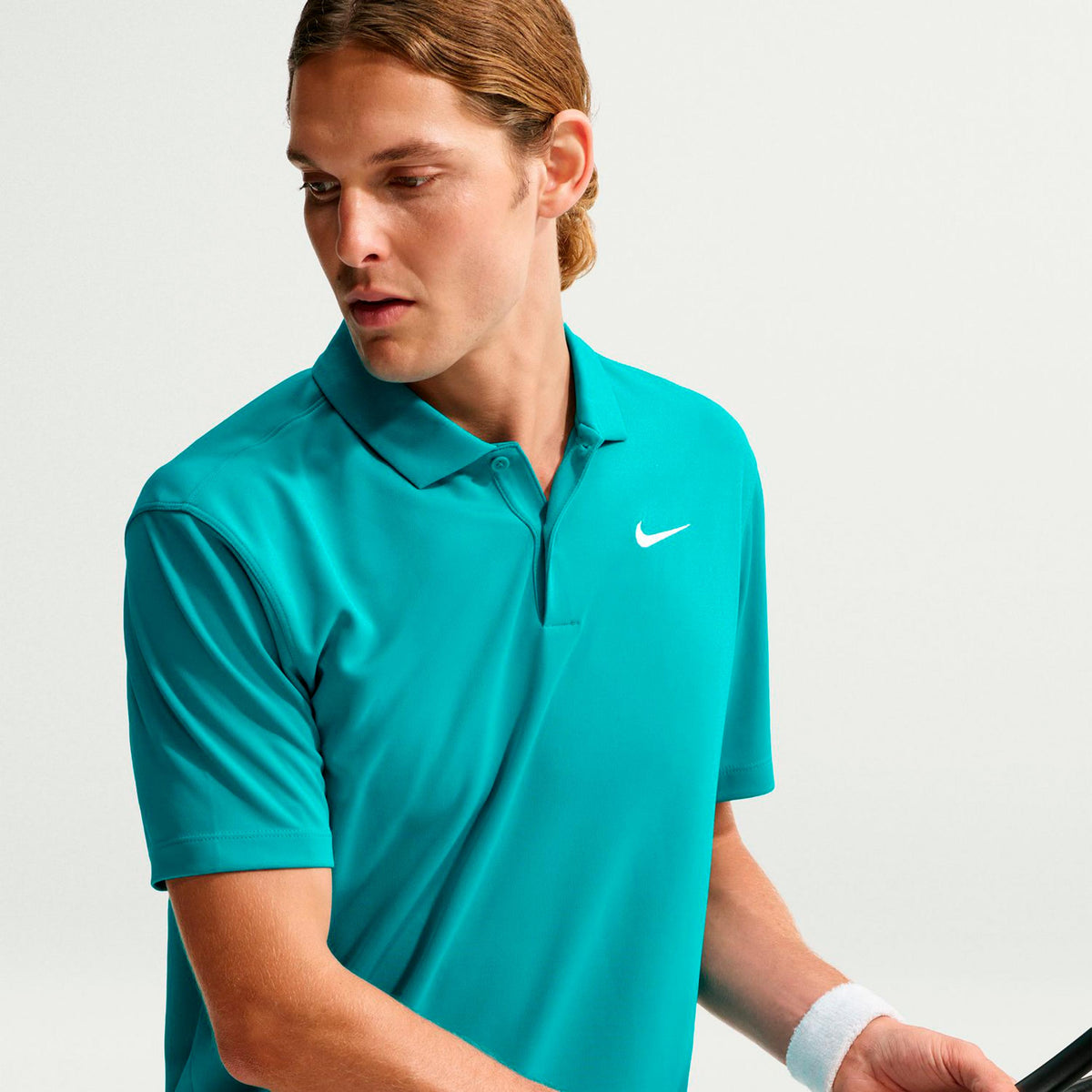 Nike Dri-Fit Victory Court Solid Polo Heren - turkoois