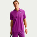 Dri-Fit Victory Court Solid Polo Heren - lila, wit