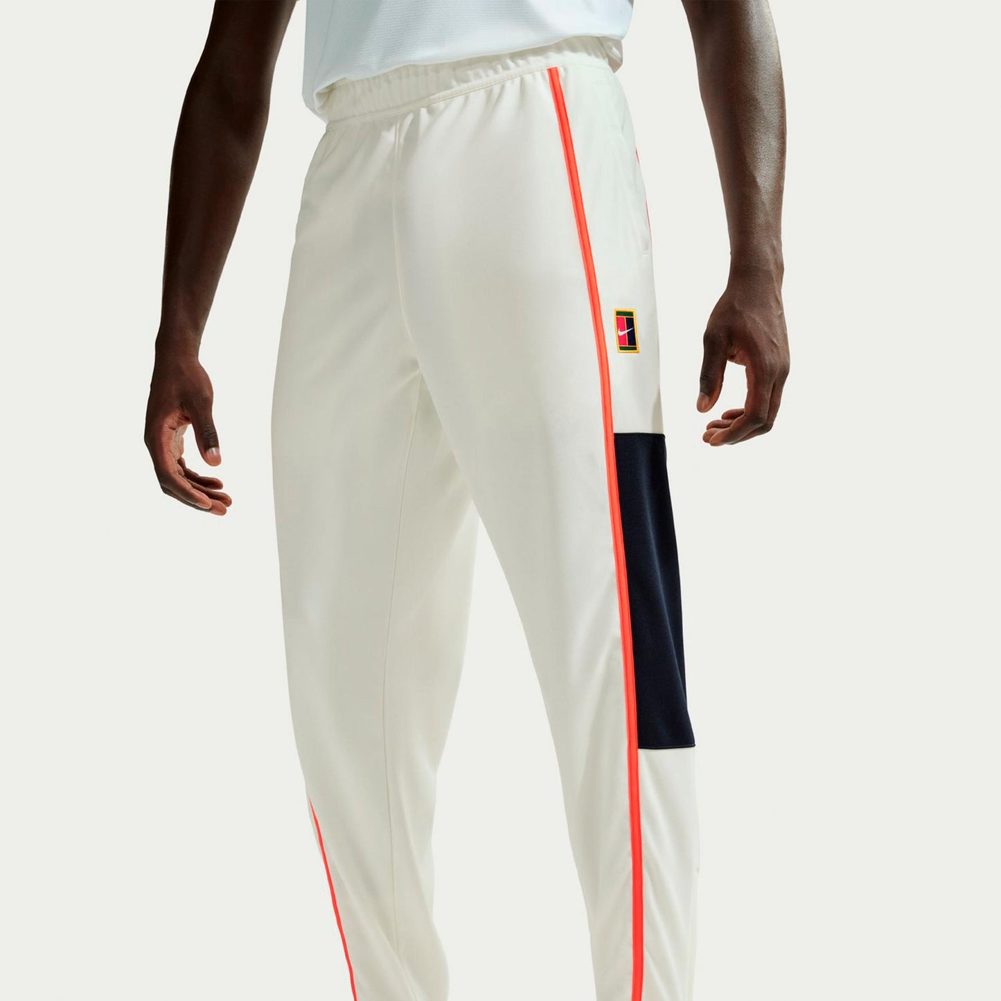 Nike Court Heritage Trainingsbroek Heren-crème, oranje