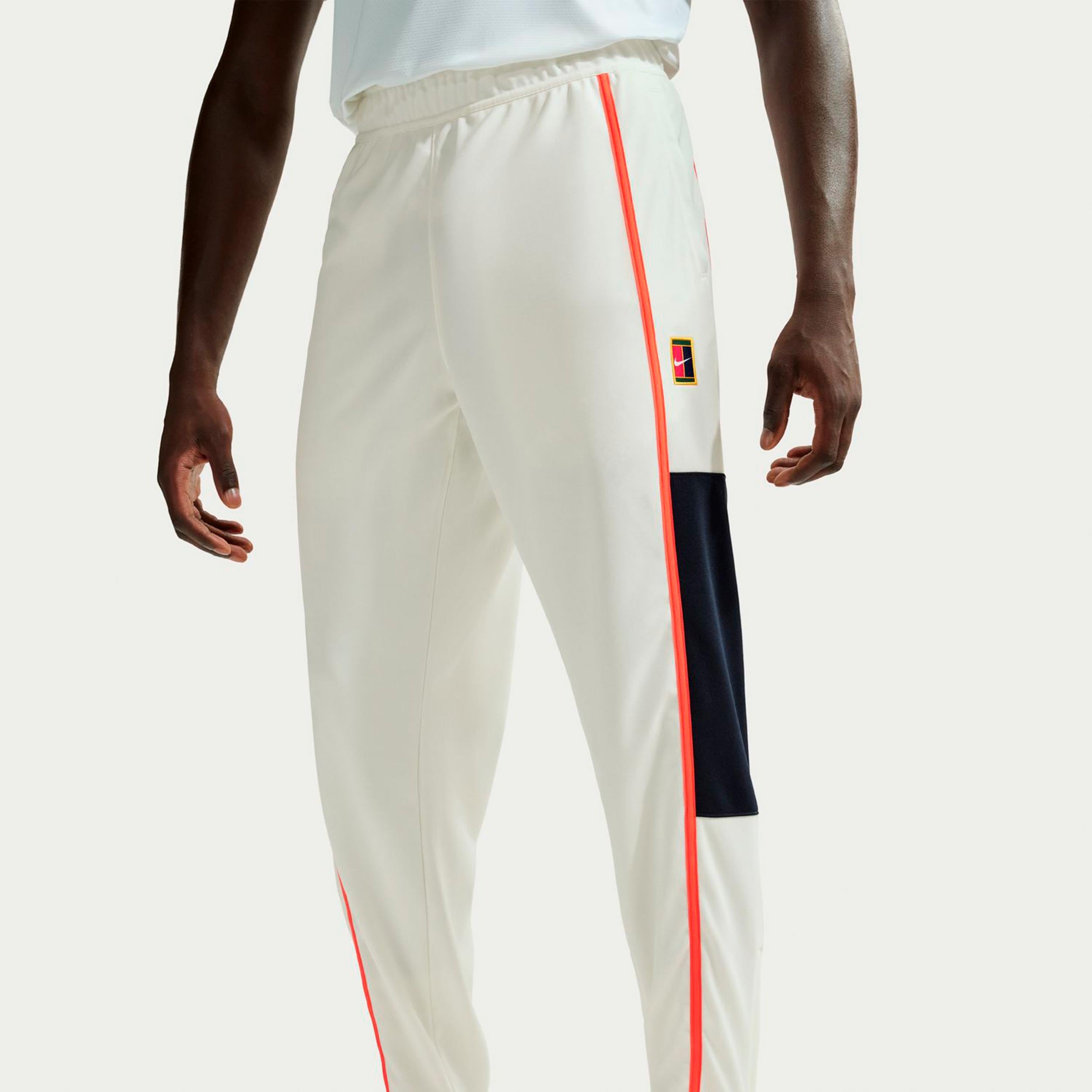 Nike Court Heritage Trainingsbroek Heren-crème, oranje