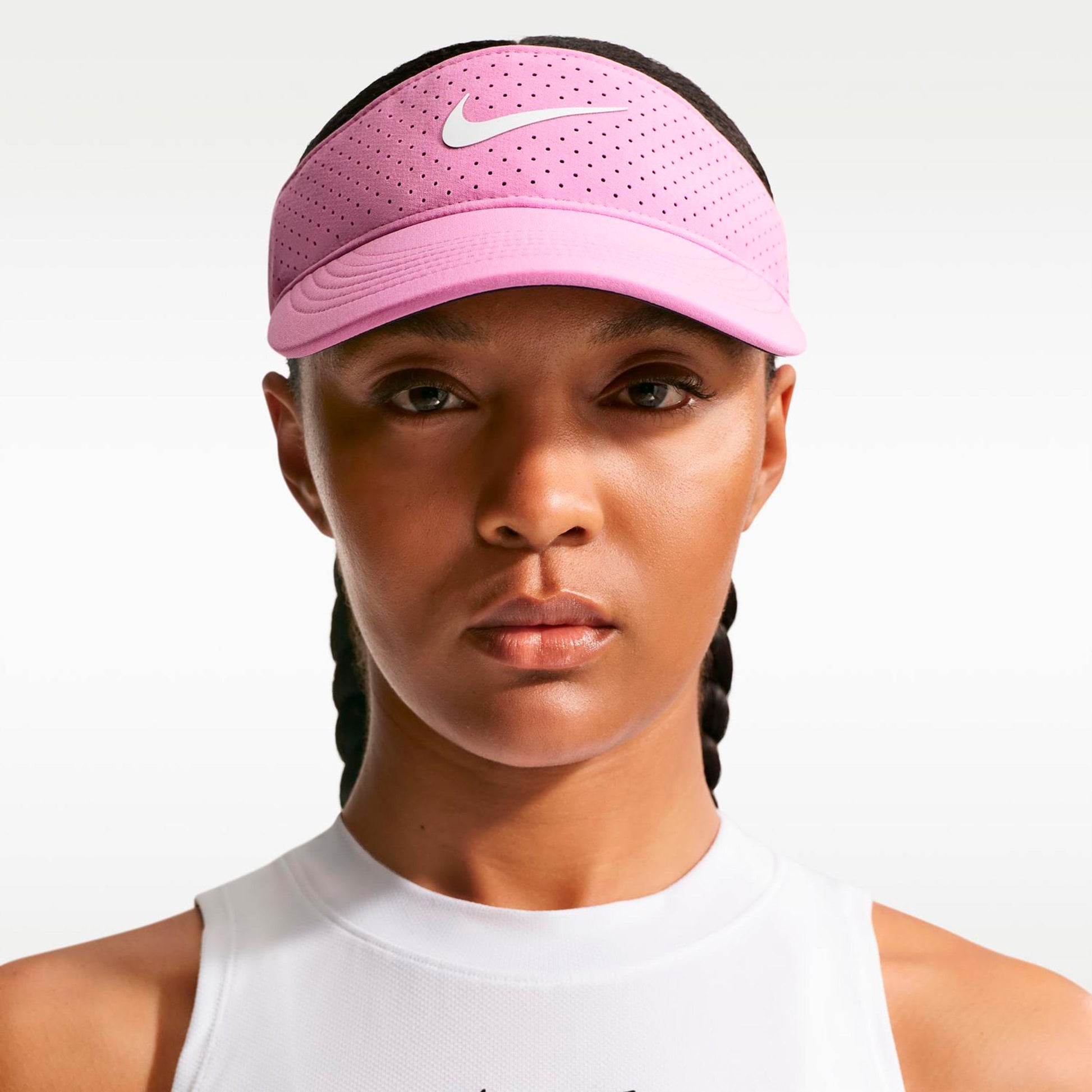 Nike Dri-Fit Visor Unisex-mauve, antraciet