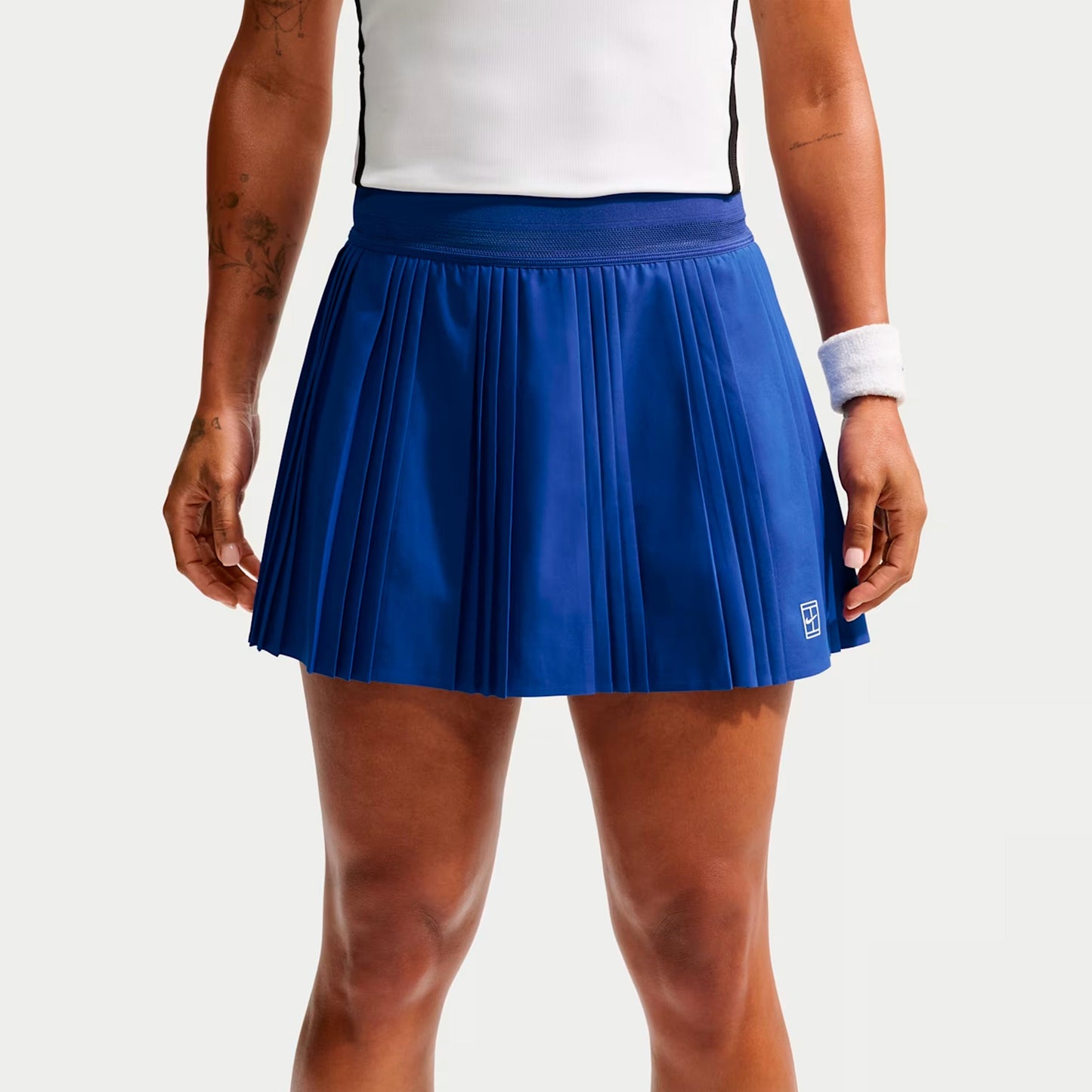 Nike Court Dri-FIT Advantage Ace Rok Dames - blauw, wit