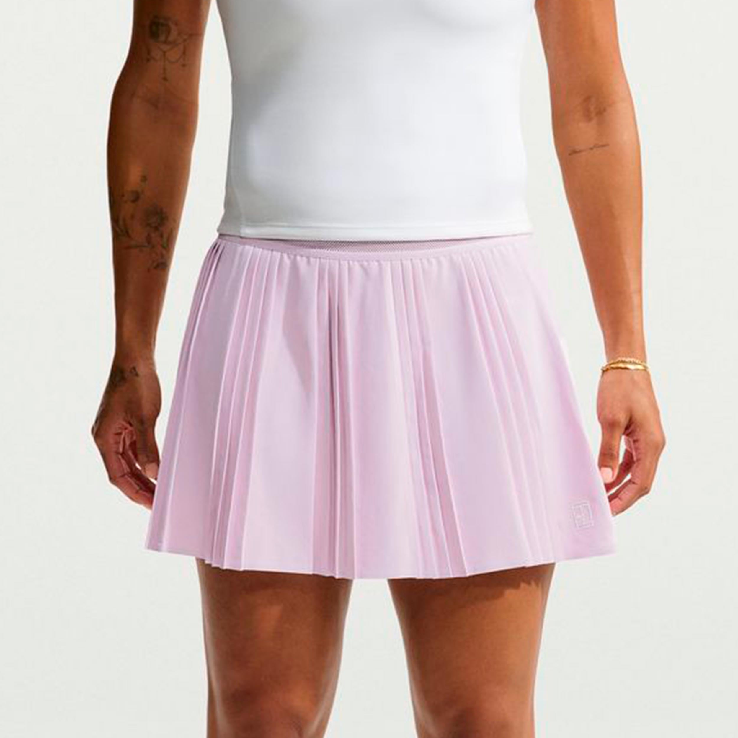 Nike Court Dri-FIT Advantage Ace Rok Dames - pastelroze