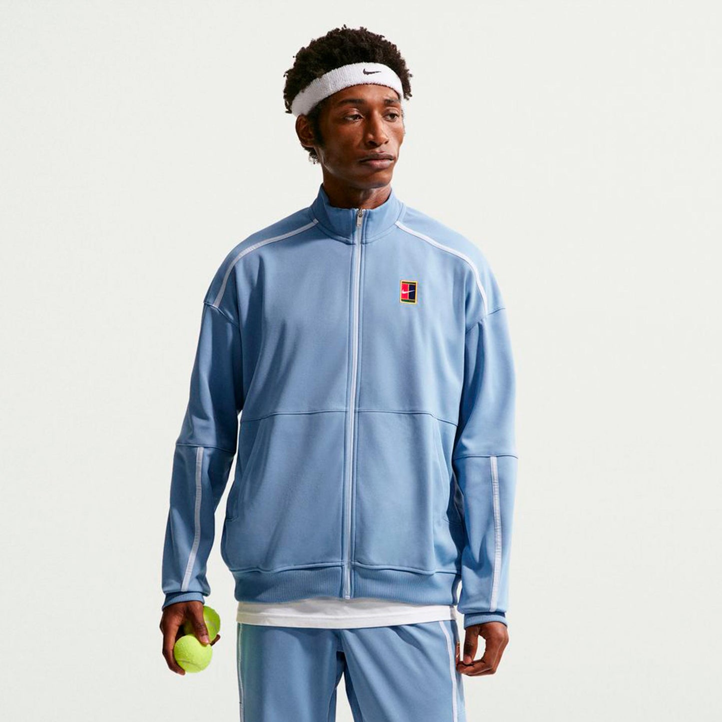 Nike Jannik Sinner Court Heritage Trainingsjack Heren - lichtblauw
