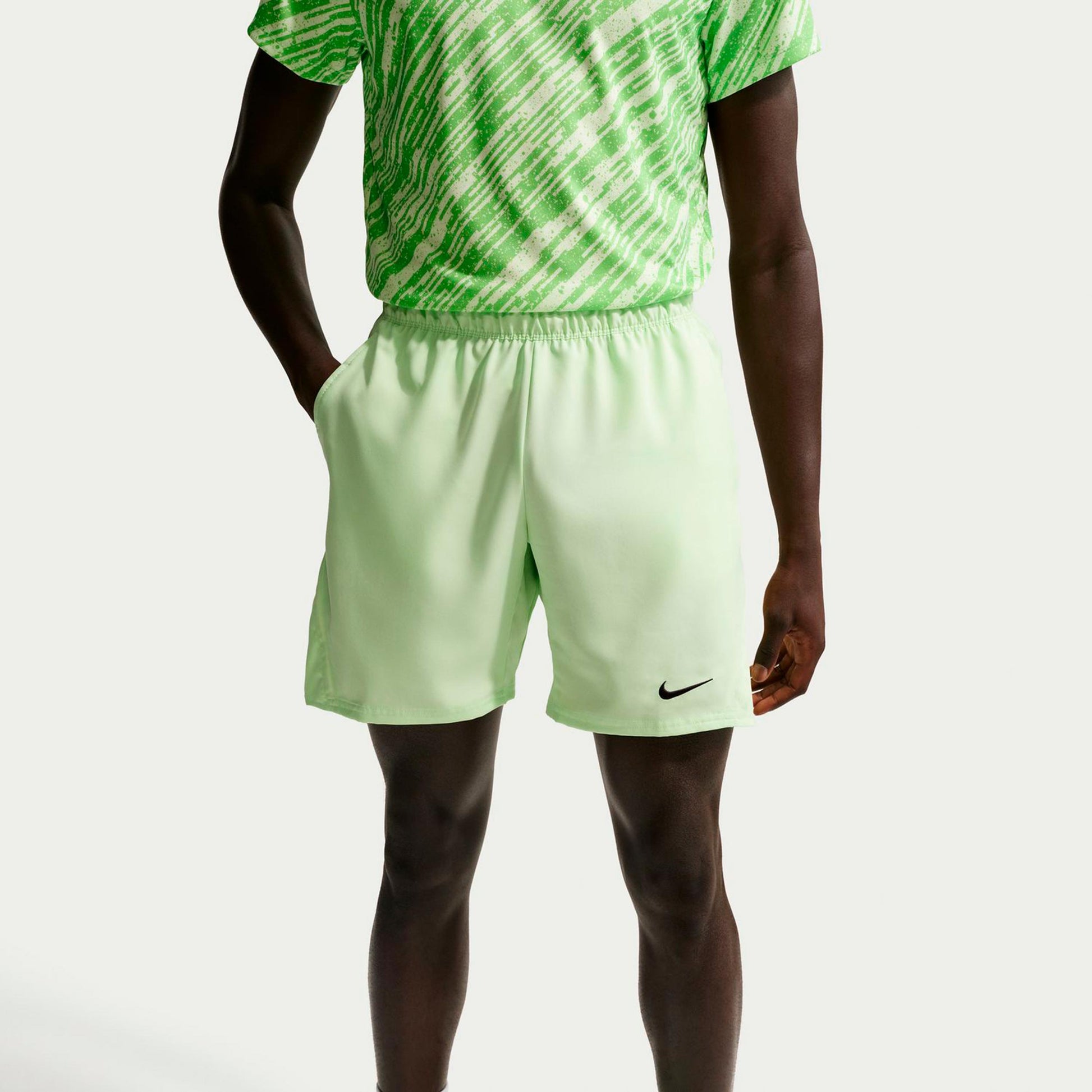 Nike Court Victory Dri-Fit 7in Shorts Heren - limoen