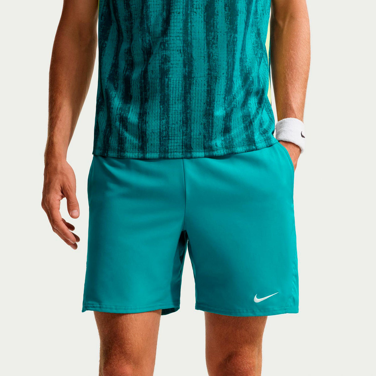 Nike Court Victory Dri-Fit 7in Shorts Heren - turkoois