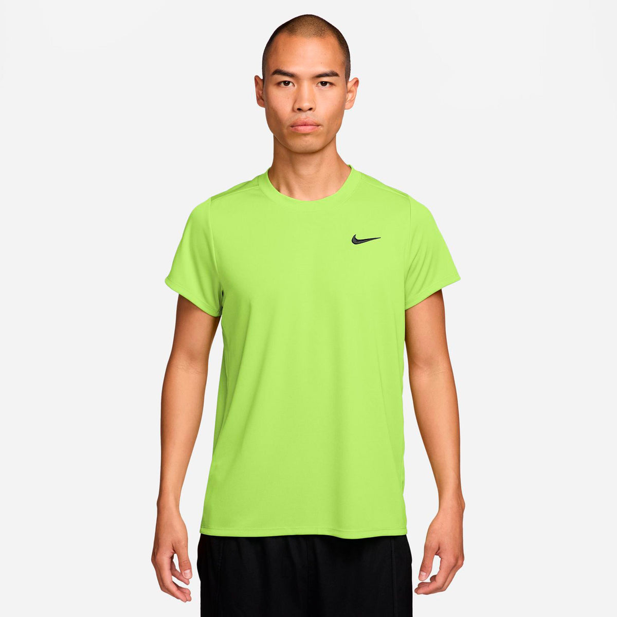 Nike Court Victory Dry T-shirt Heren - limoen