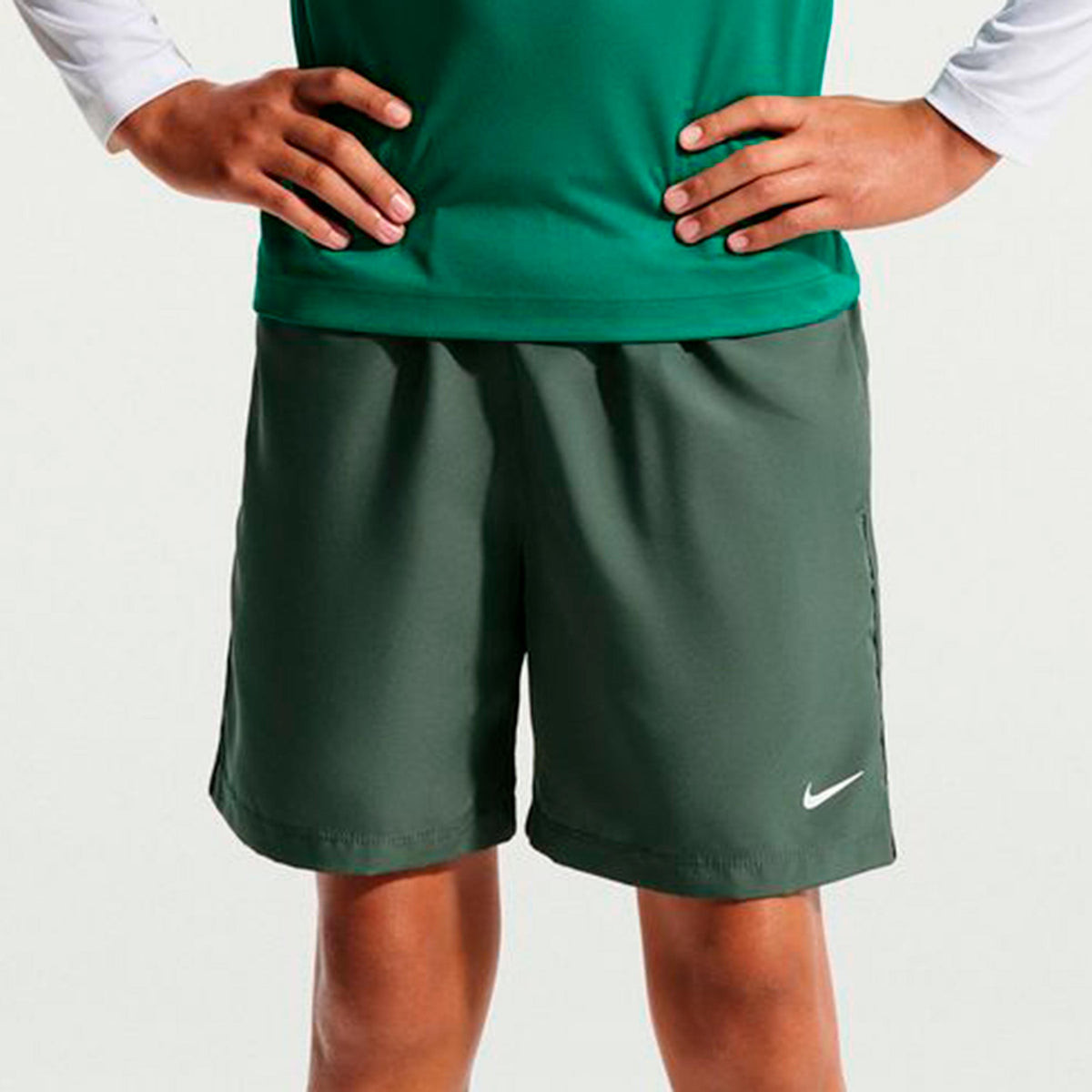 Nike Big Shorts Jongens - donkergrijs