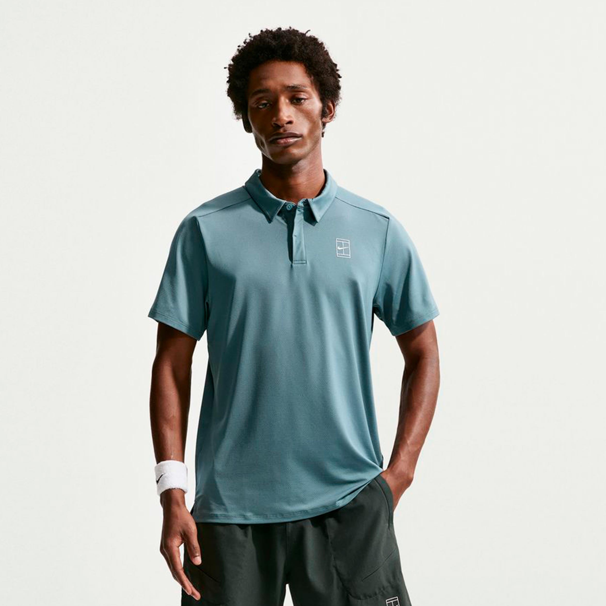 Nike Jannik Sinner Court Dri-FIT Advantage 6in Shorts Heren - donkergrijs
