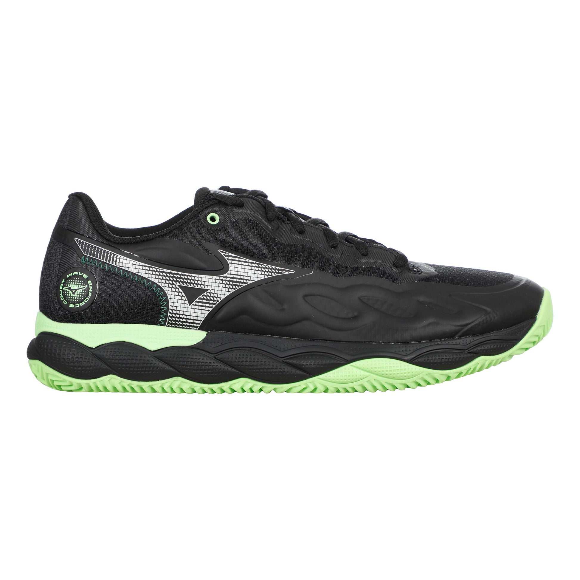 Mizuno WAVE ENFORCE COURT PADEL Padel schoen Heren-zwart, neongroen