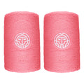 Freeze Out Zweetband Verpakking 2 stuks lang - roze, wit