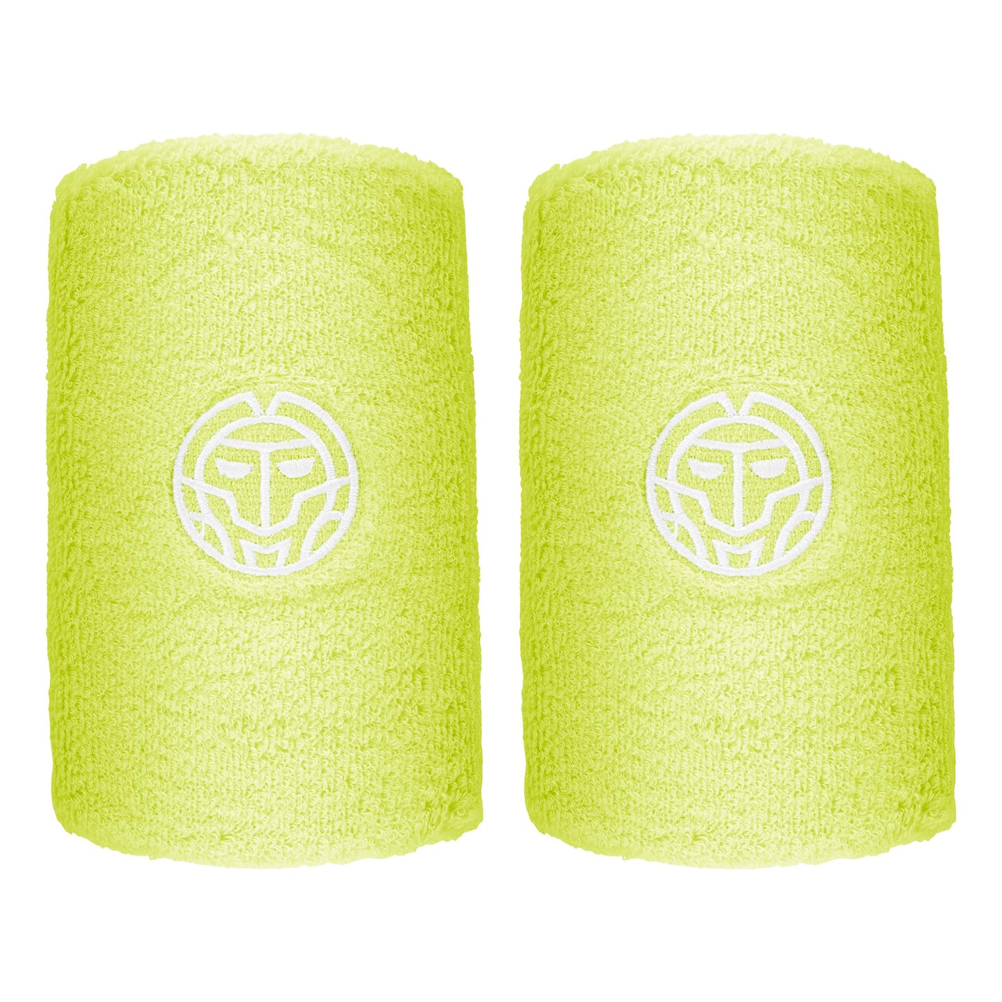 BIDI BADU Night Flash Zweetband Verpakking 2 stuks Unisex - neongeel, wit