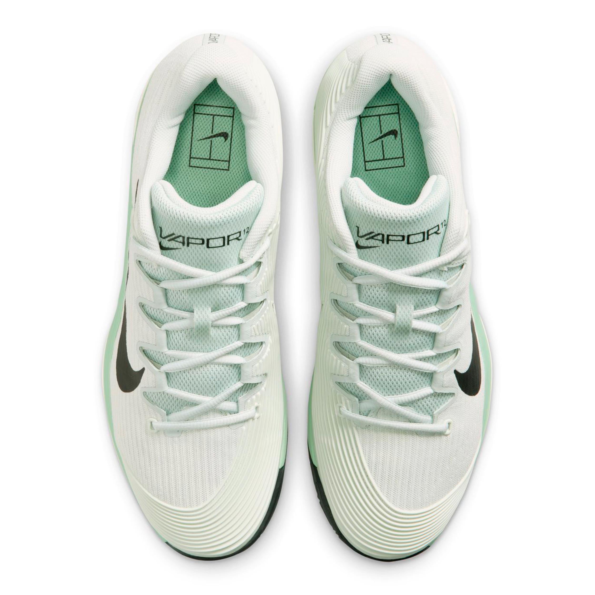 Zoom Vapor 12 Gravelschoen Heren - grijs, salie | Tennis-Point