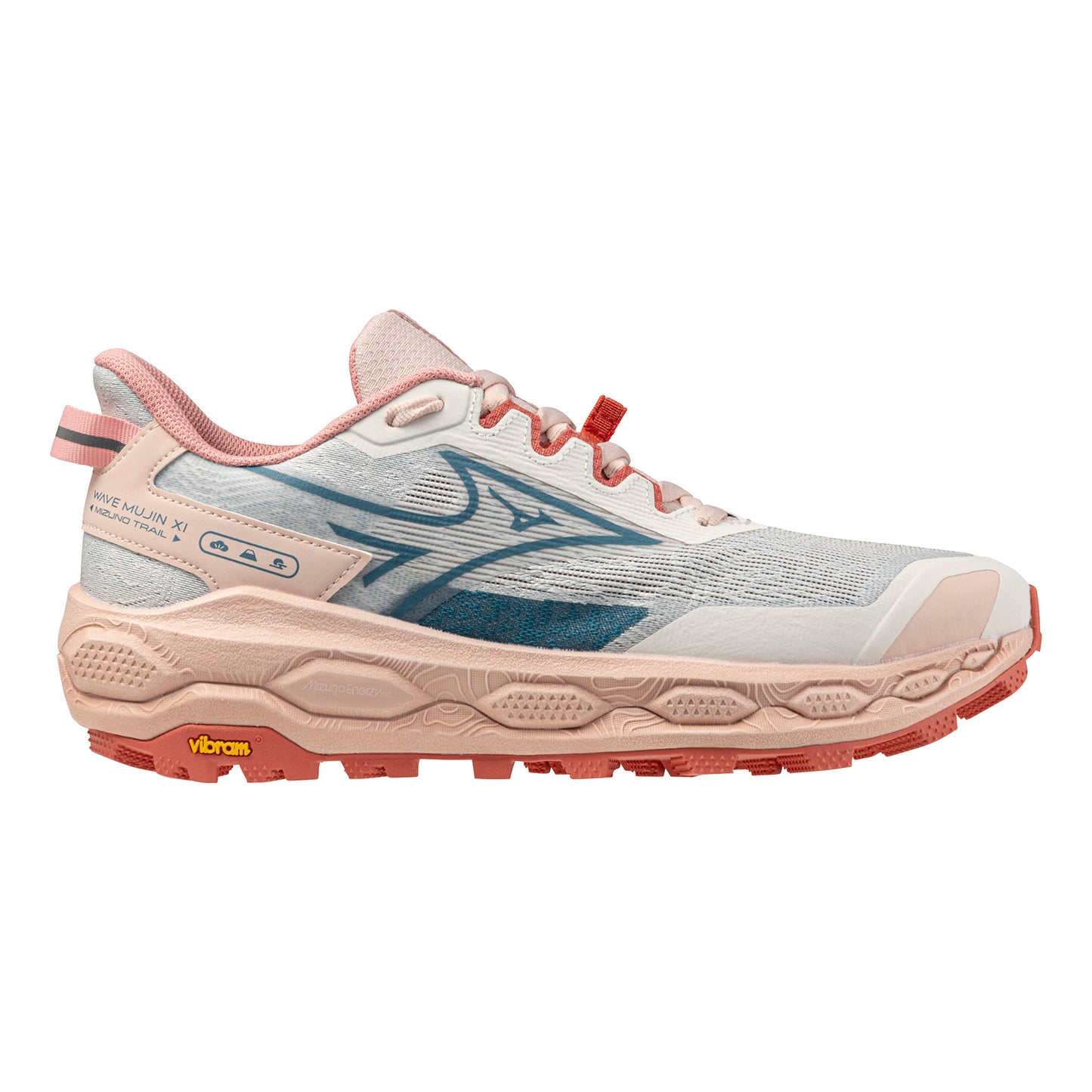 Mizuno Wave Mujin 11                   Trailschoen Dames-wit, blauw