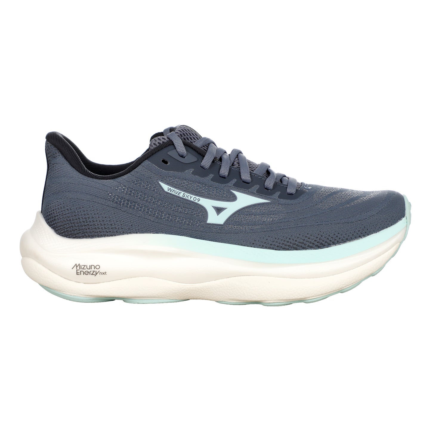 Mizuno Wave Sky 9  Neutrale schoen Dames - blauwgrijs, mint