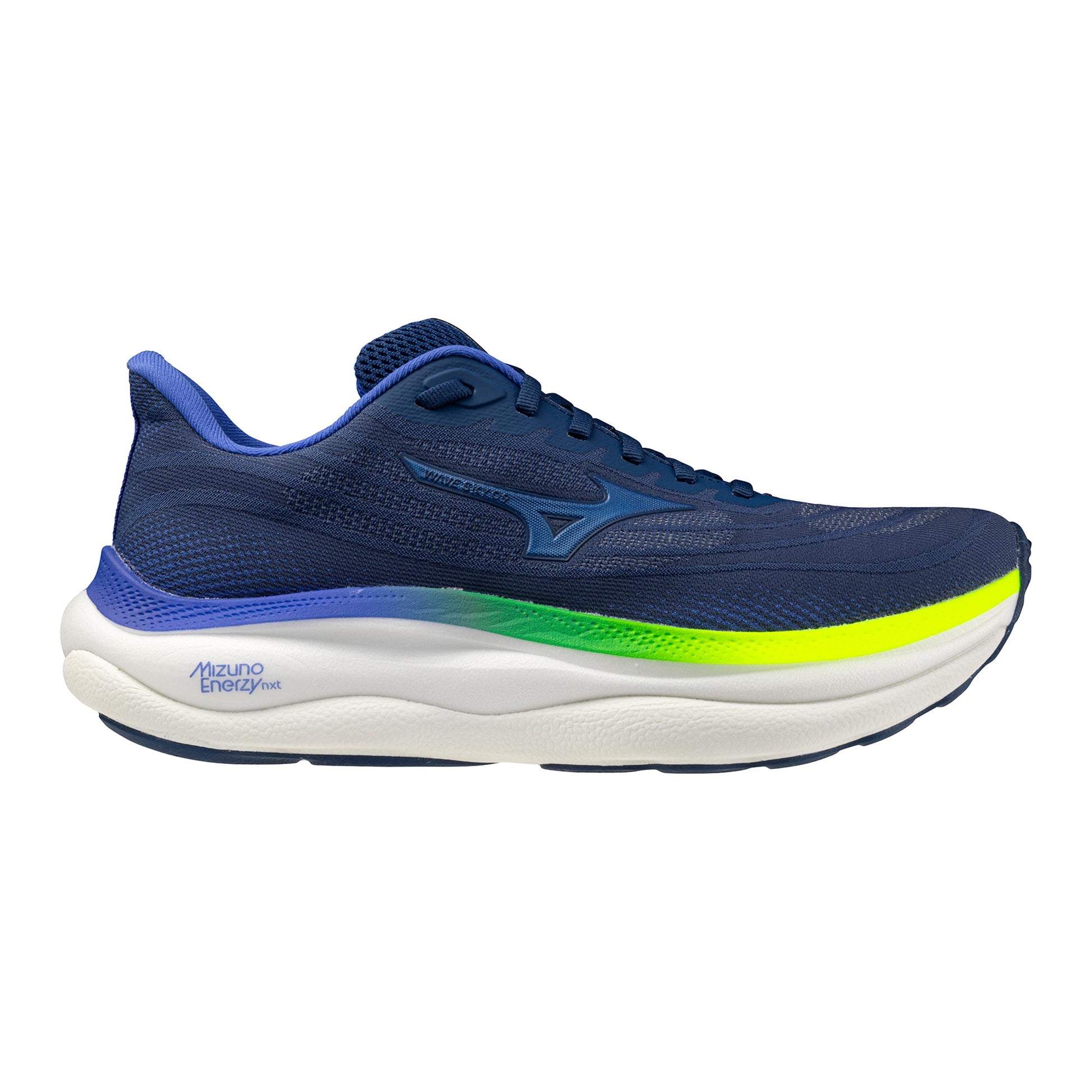 Mizuno Wave Sky 9  Neutrale schoen Heren - donkerblauw, neongeel