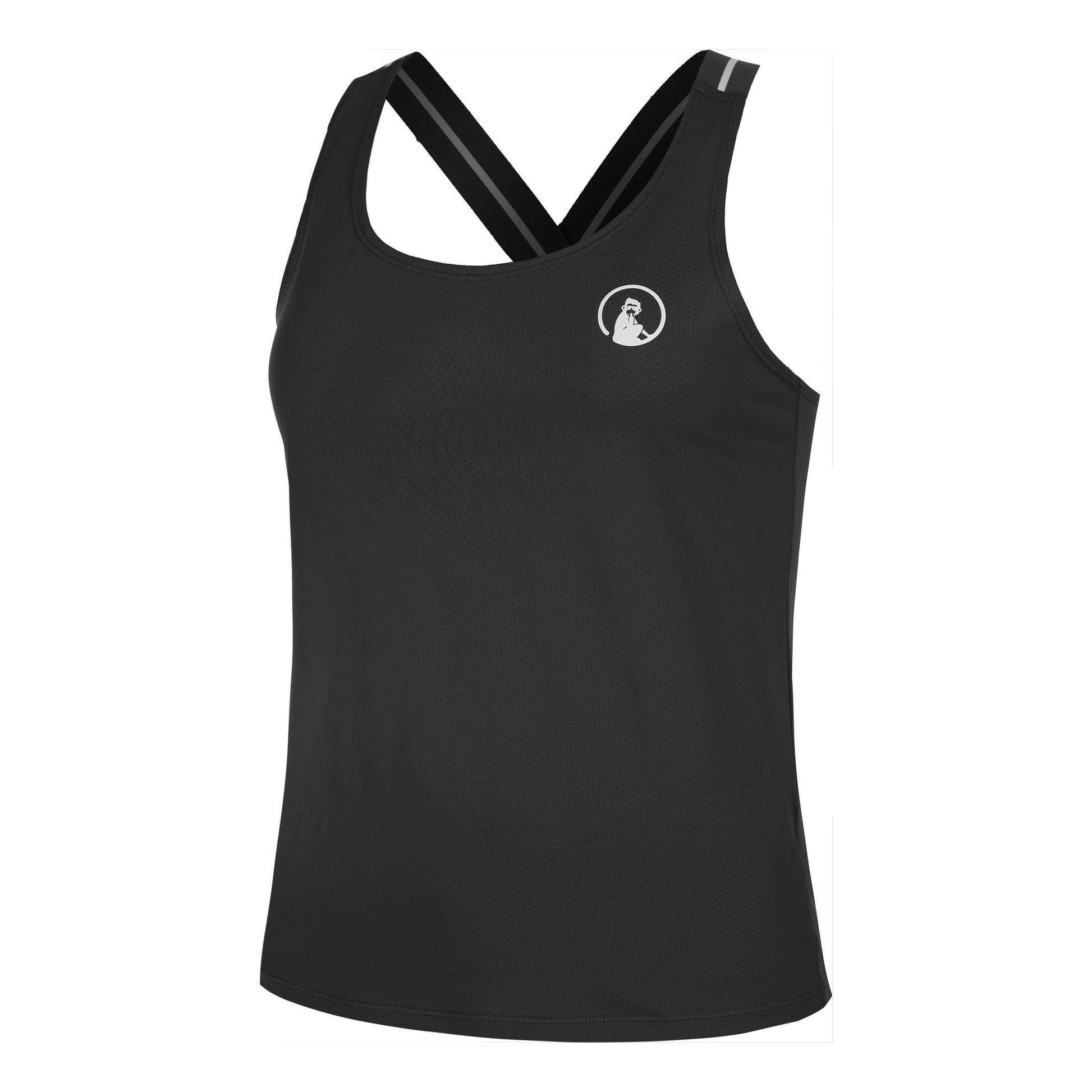 Quiet Please Serve & Volley Tanktop Dames-zwart