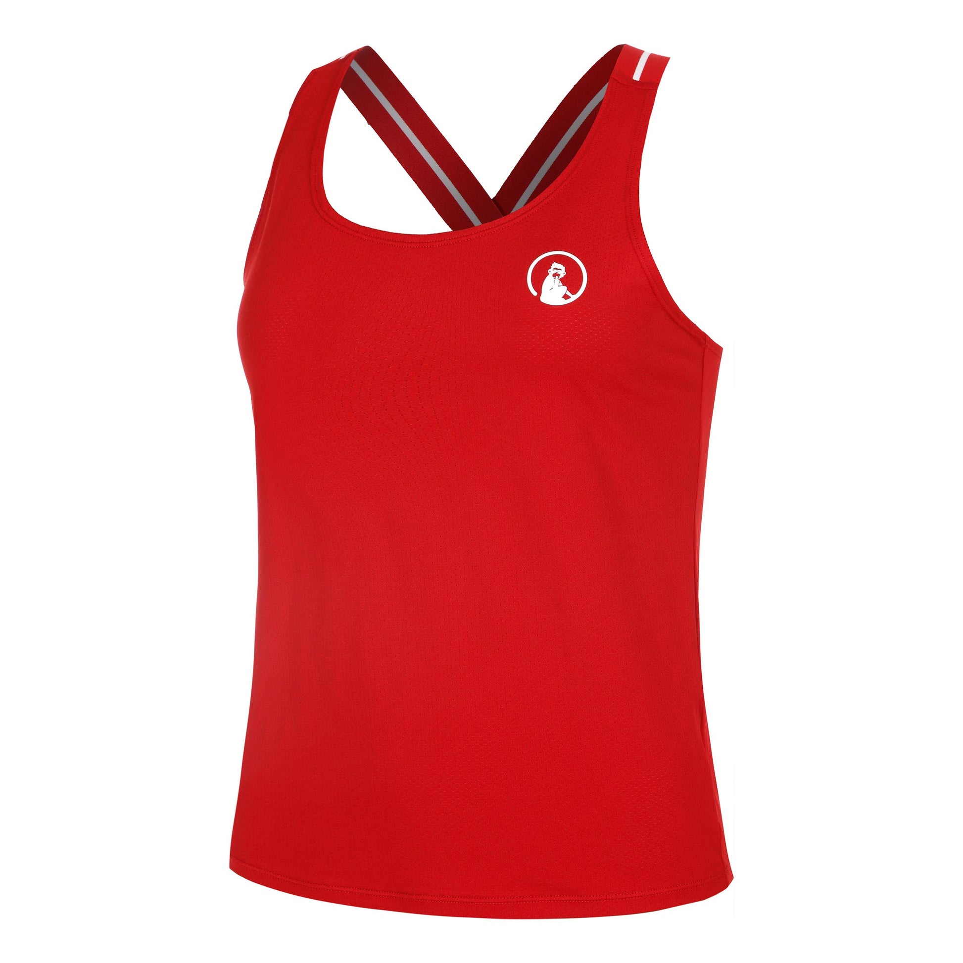 Quiet Please Serve & Volley Tanktop Dames-rood