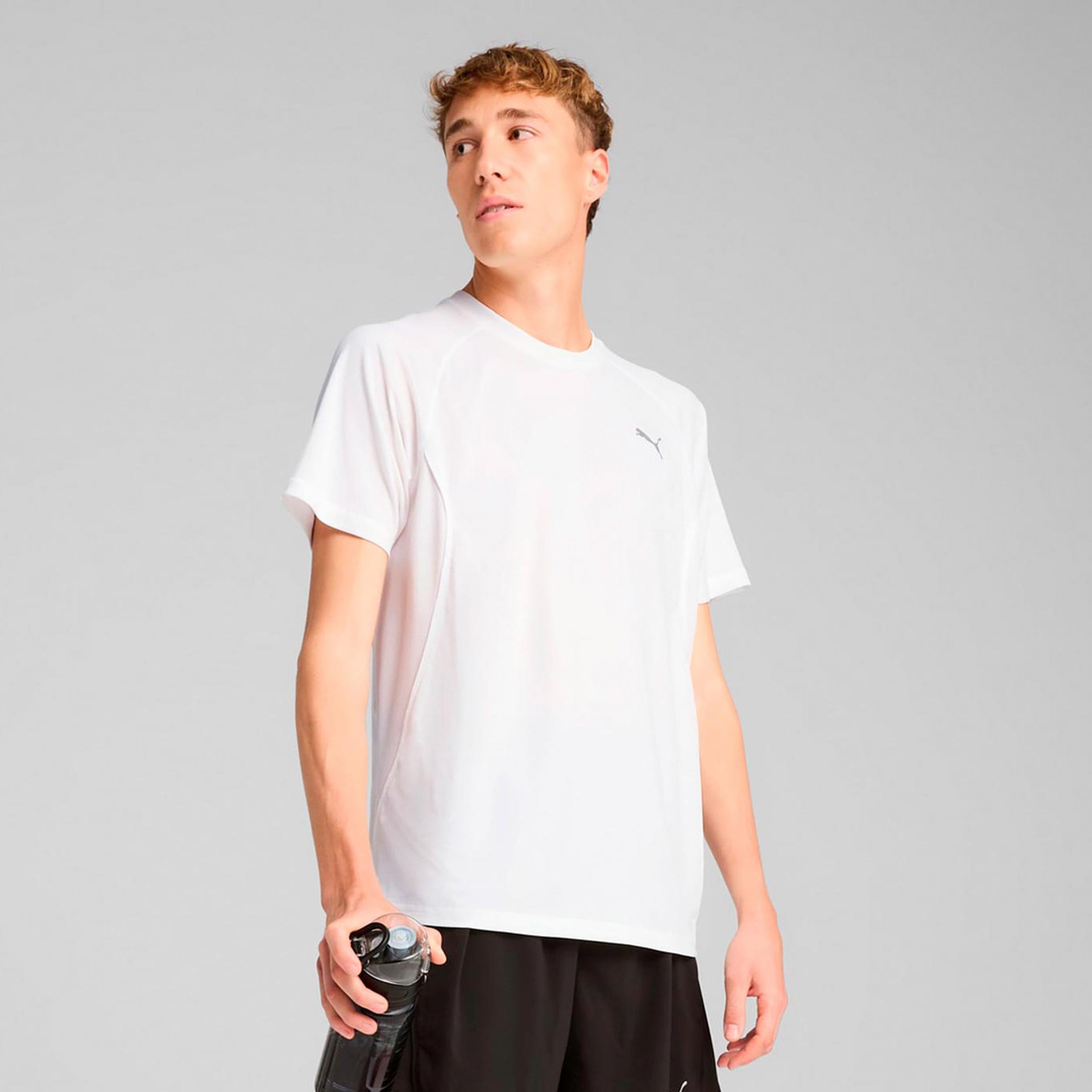 Puma Velocity  Hardloopshirt Heren - wit