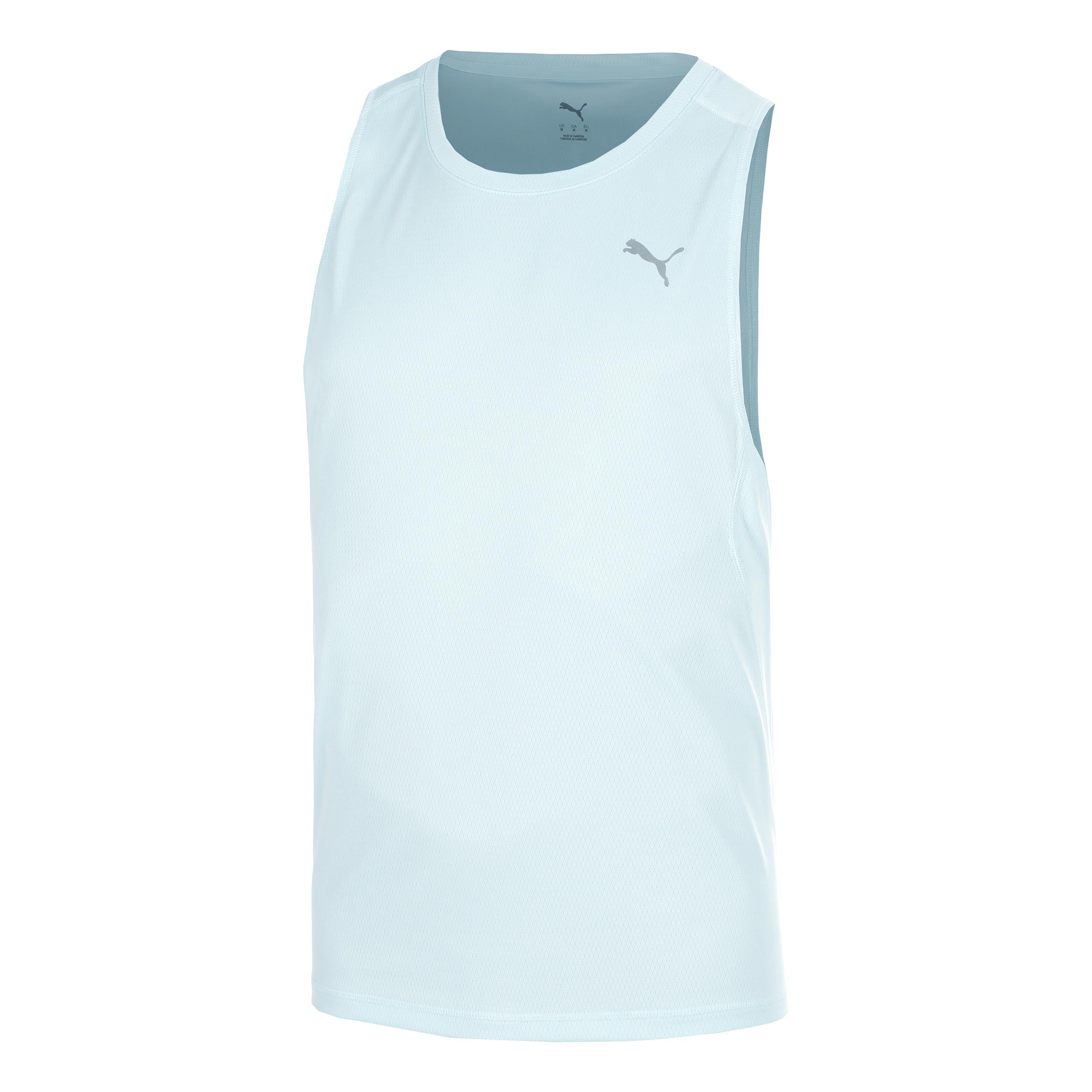 Puma Velocity Hardloopshirt Heren-lichtblauw