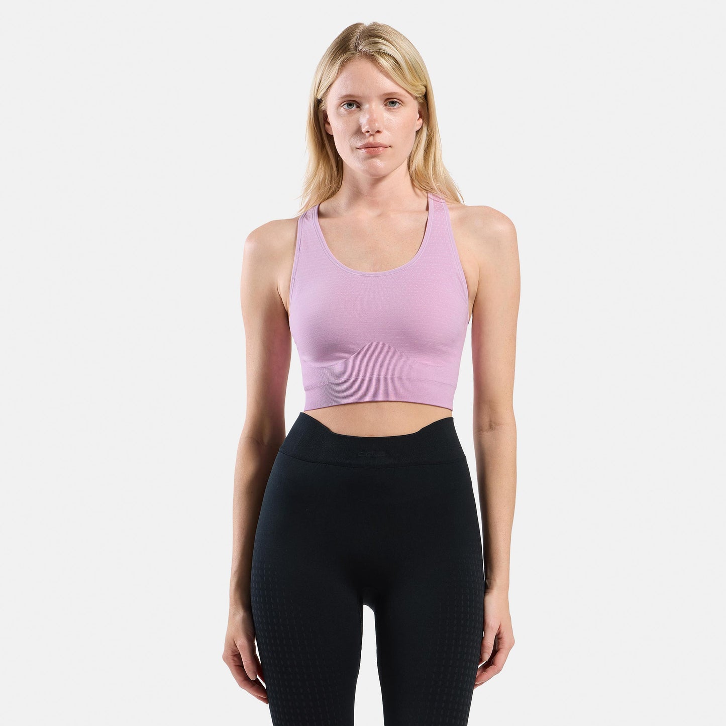 Odlo Seamless Medium Padded Sport  Sport-bh Dames - lila